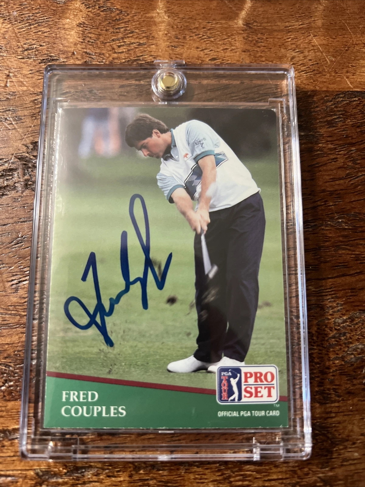 Fred Couples Signed Pro Set Card Psa Dna Coa Autographed Golf PGA