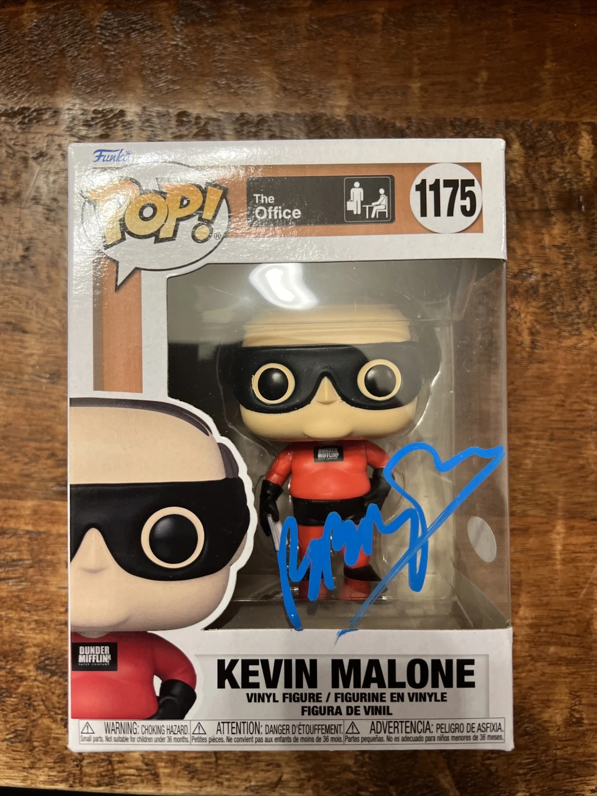 Brian Baumgartner Signed Kevin Malone Funko POP PSA DNA Coa The Office