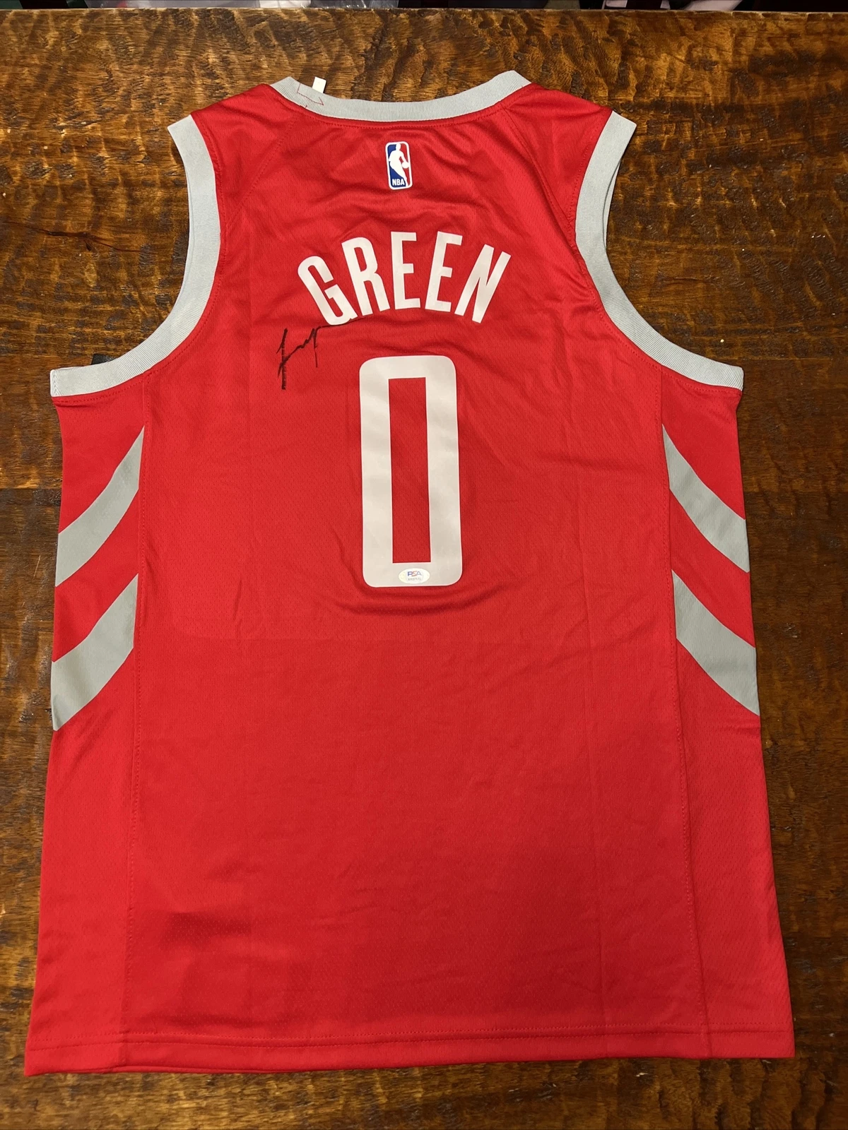 Jalen Green Signed Houston Rockets Jersey PSA DNA Coa Autographed