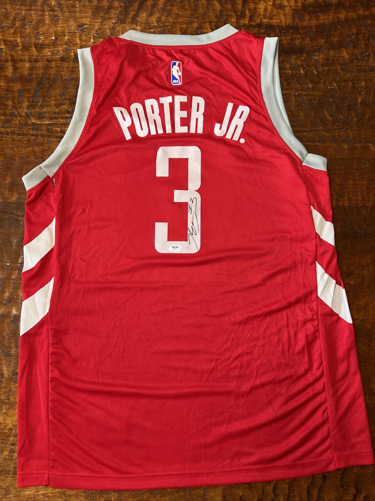 Kevin Porter Jr Signed Houston Rockets Jersey PSA DNA Coa Autographed