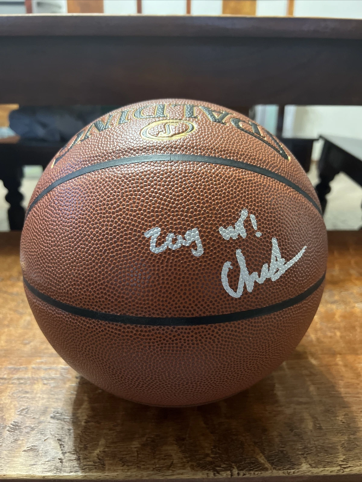 Chet Holmgren Signed Basketball Psa Dna Coa Gonzaga Autographed Zag Up