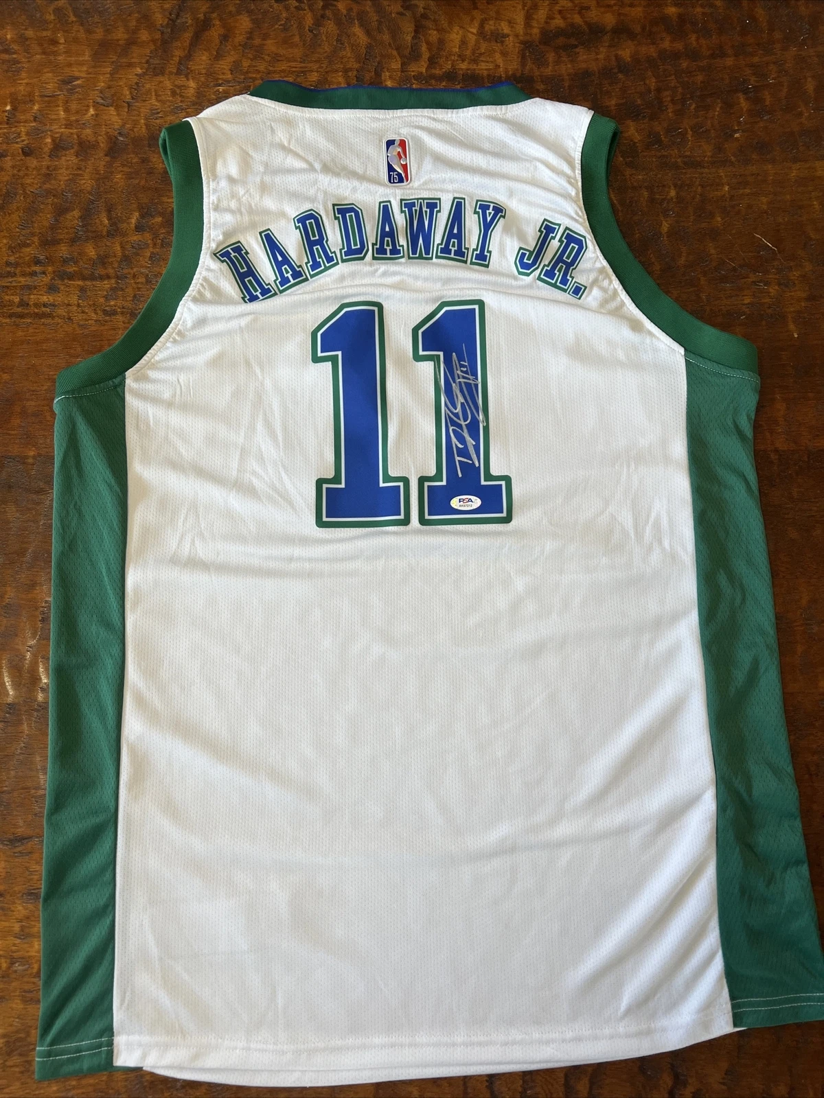 Tim Hardaway Jr  Signed Dallas Mavericks Jersey Psa/Dna Coa Autographed