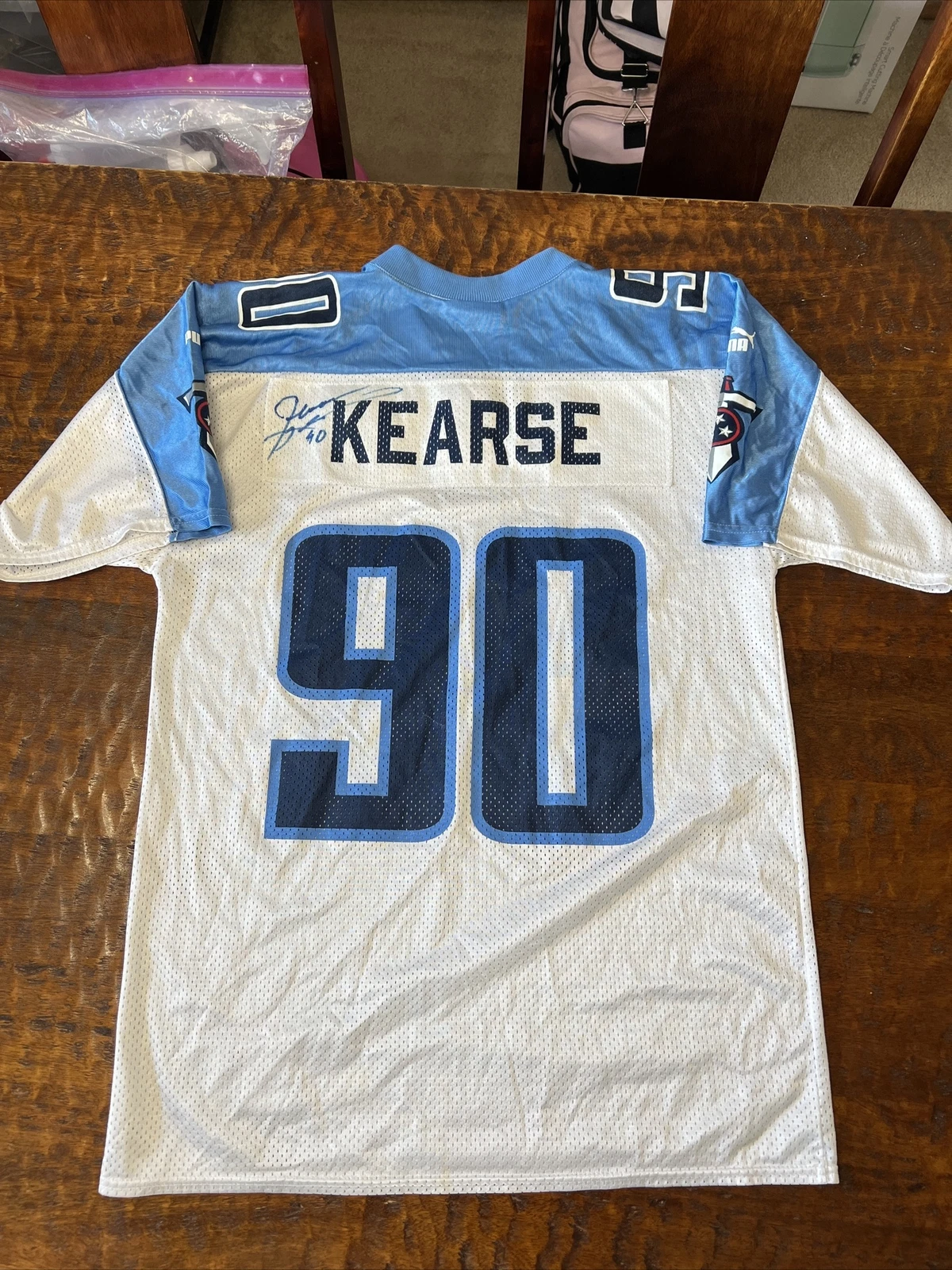 Jevon Kearse Signed Tennessee Titans Jersey PSA DNA Coa Autographed