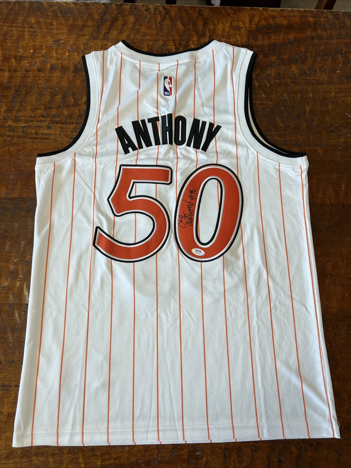 Cole Anthony Signed Orlando Magic Jersey PSA DNA Coa Autographed