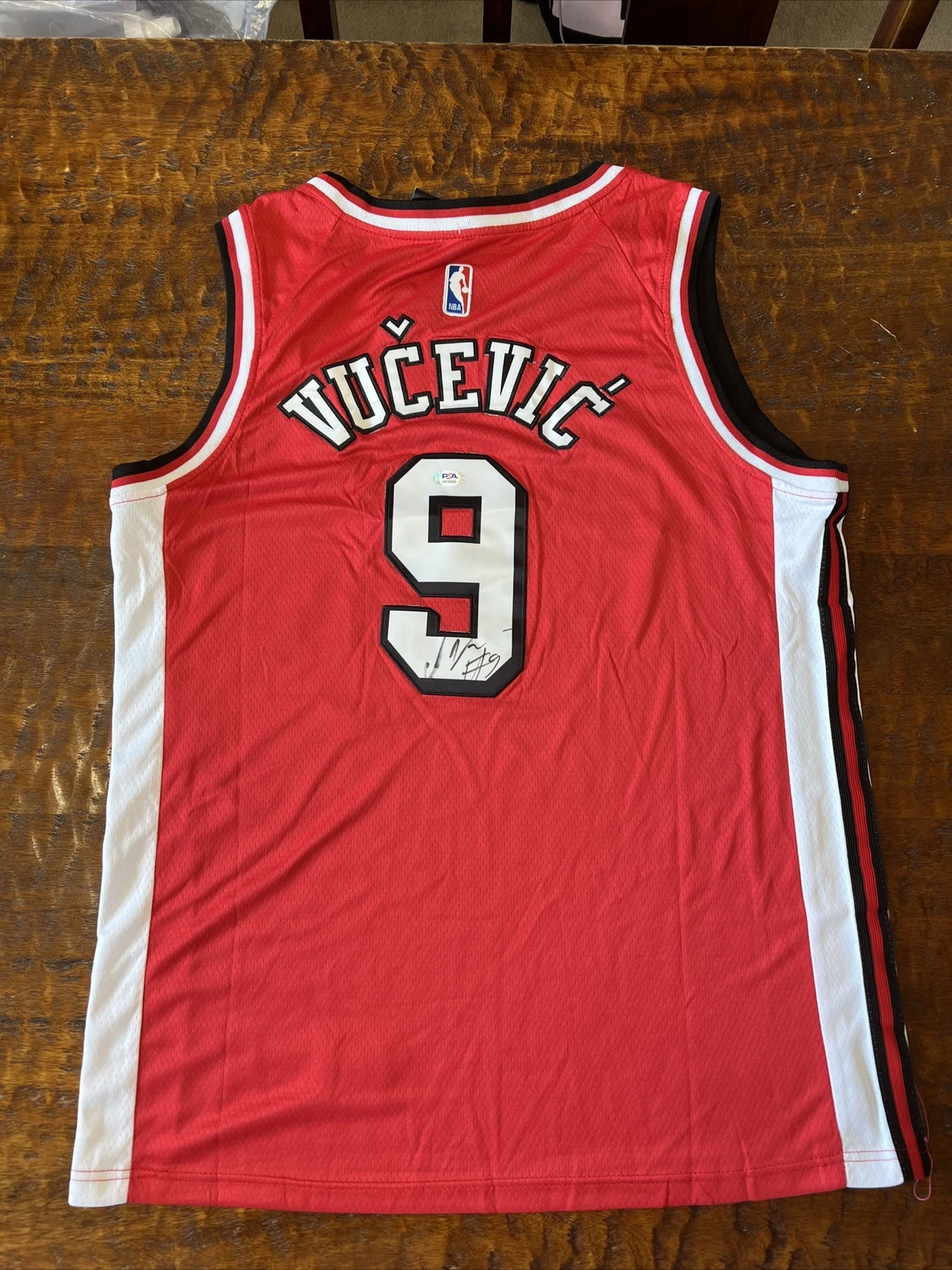 Nikola Vucevic Signed Chicago Bulls Jersey PSA DNA Coa Autographed