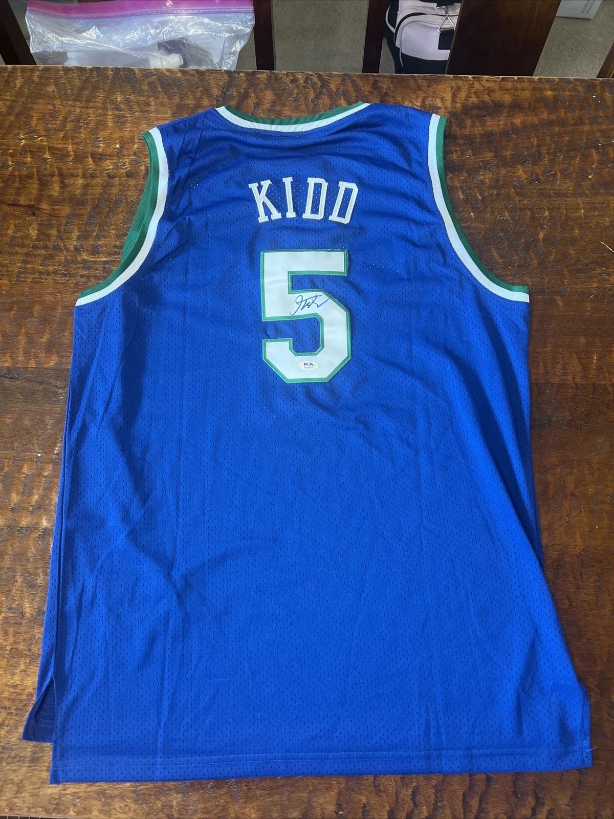 Jason Kidd Signed Dallas Mavericks Jersey PSA DNA Coa Autographed