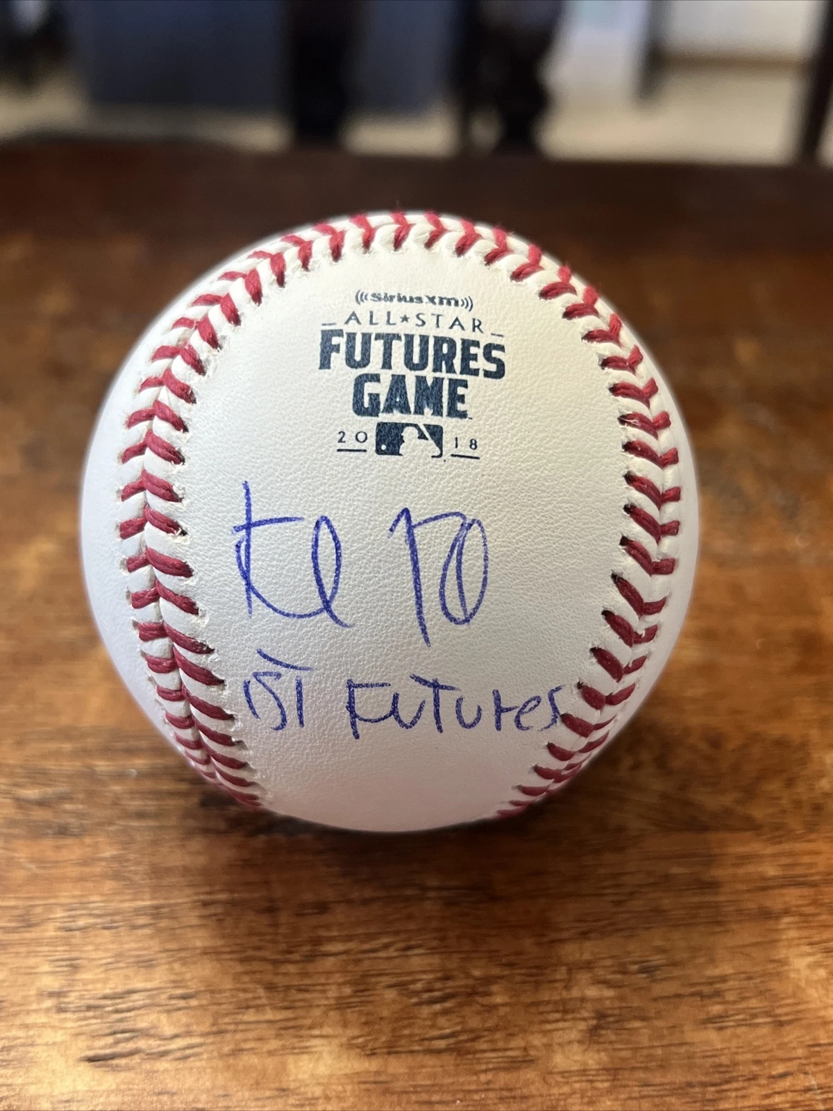 Keibert Ruiz Signed 2018 Futures Game Baseball JSA Dodgers Nationals Autographed