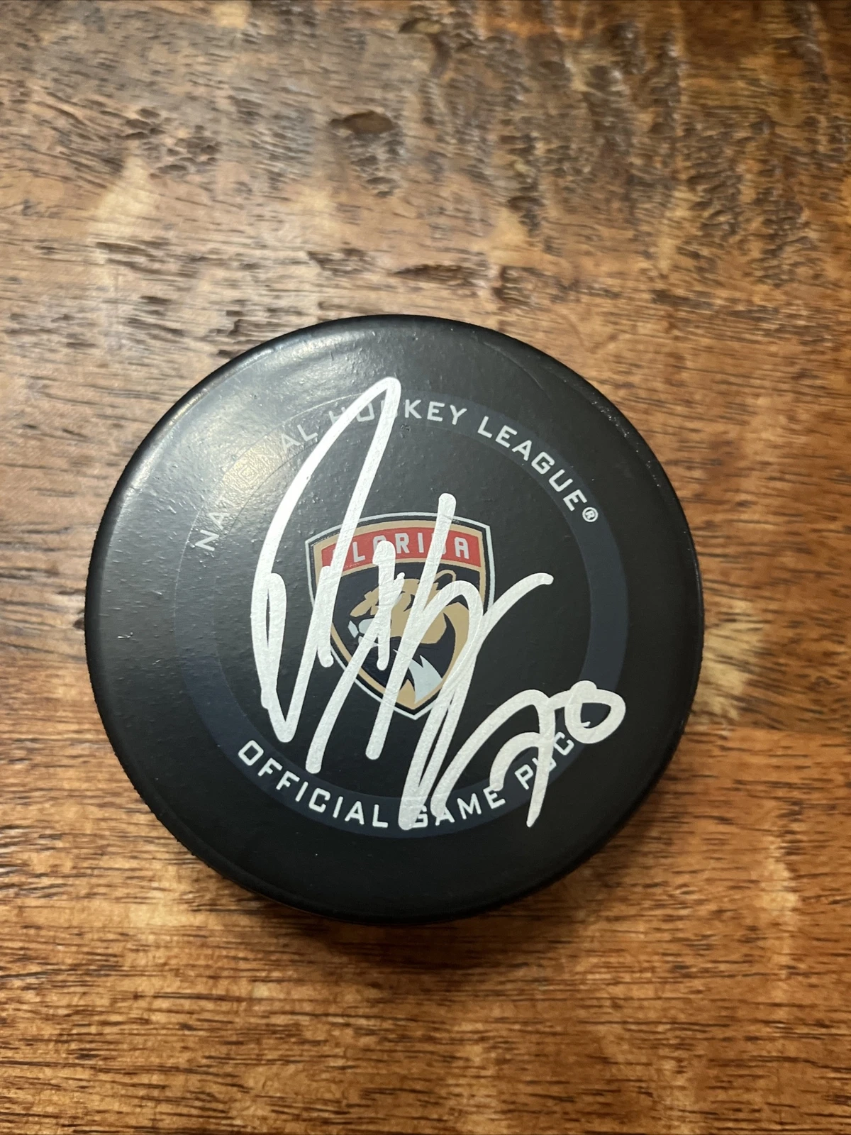 Patric Hornqvist Signed Florida Panthers Game Puck PSA DNA Coa Autographed
