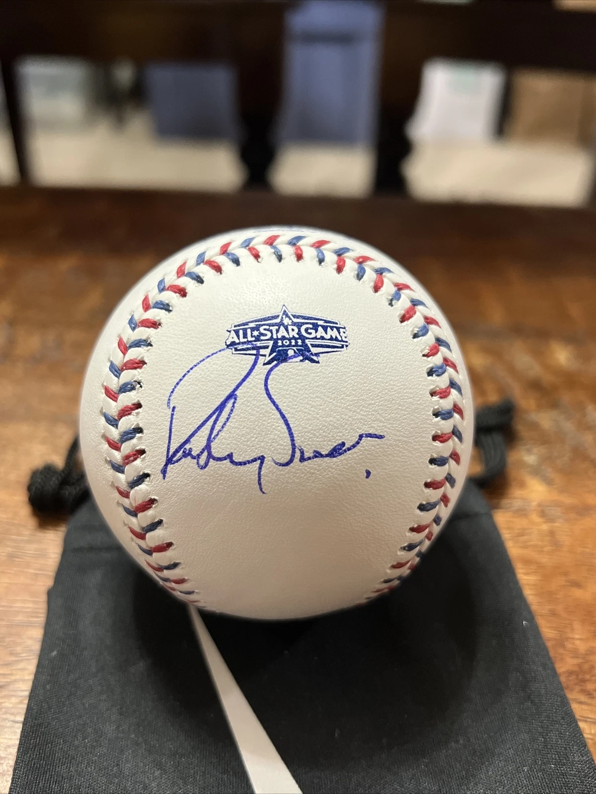 Dansby Swanson Signed 2022 All Star Baseball Psa Dna Coa Braves Autographed