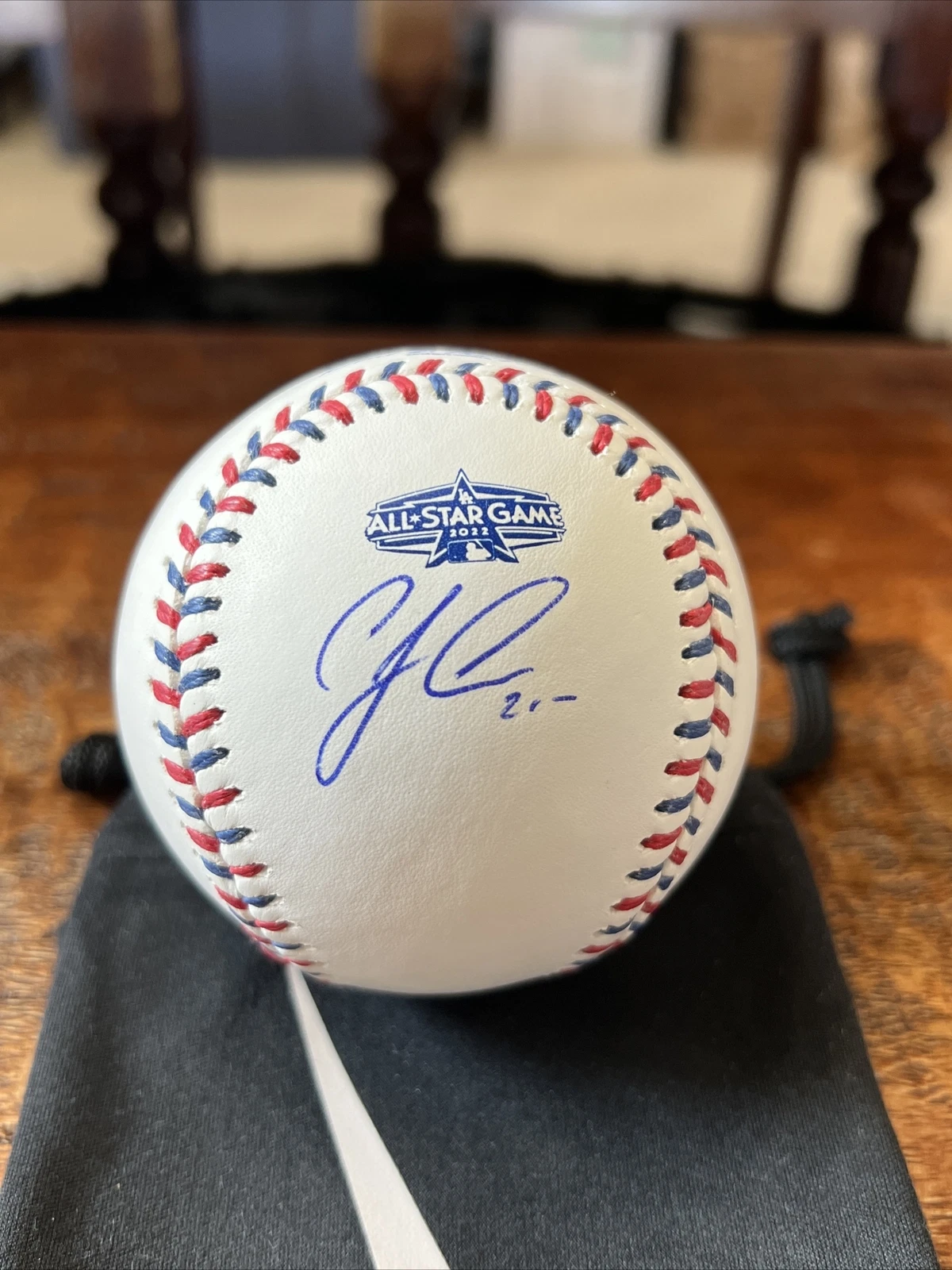 Cj Cron Signed 2022 All Star Baseball Psa Dna Coa Rockies Autographed
