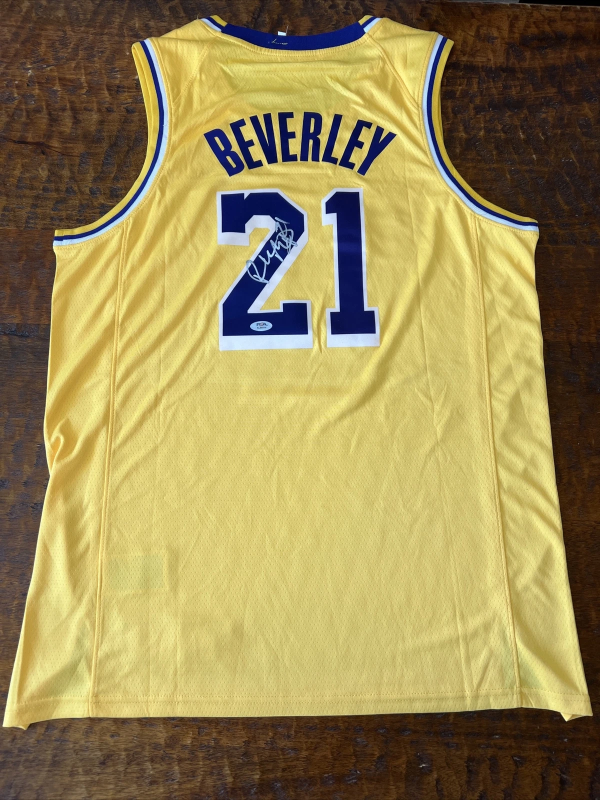 Patrick Beverley Signed Los Angeles Lakers Jersey PSA DNA Coa Autographed