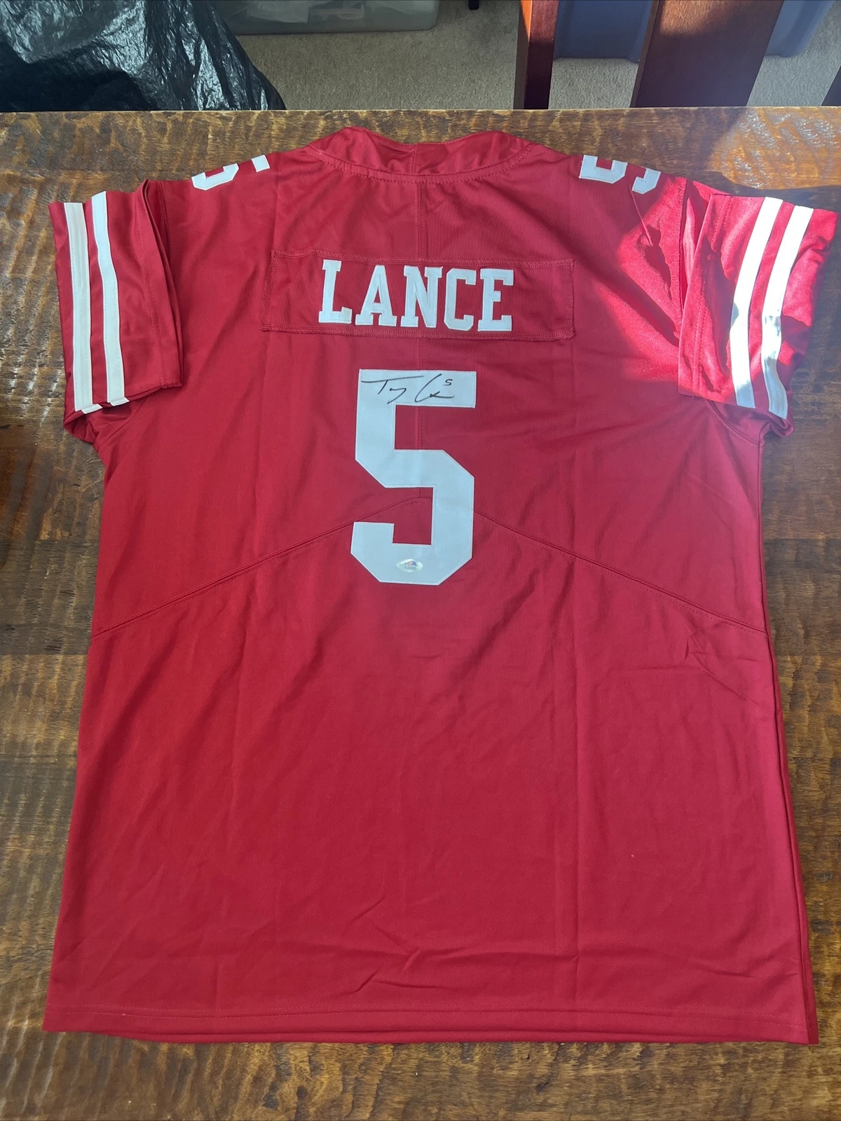 Trey Lance Signed San Francisco 49ers Jersey PSA DNA Coa Autographed