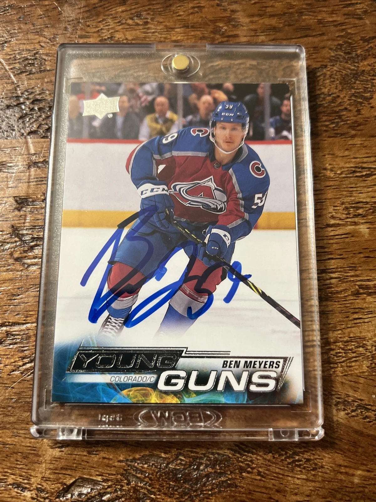 Ben Meyers IP Signed Young Guns Card Psa Dna Coa Autographed Avalanche