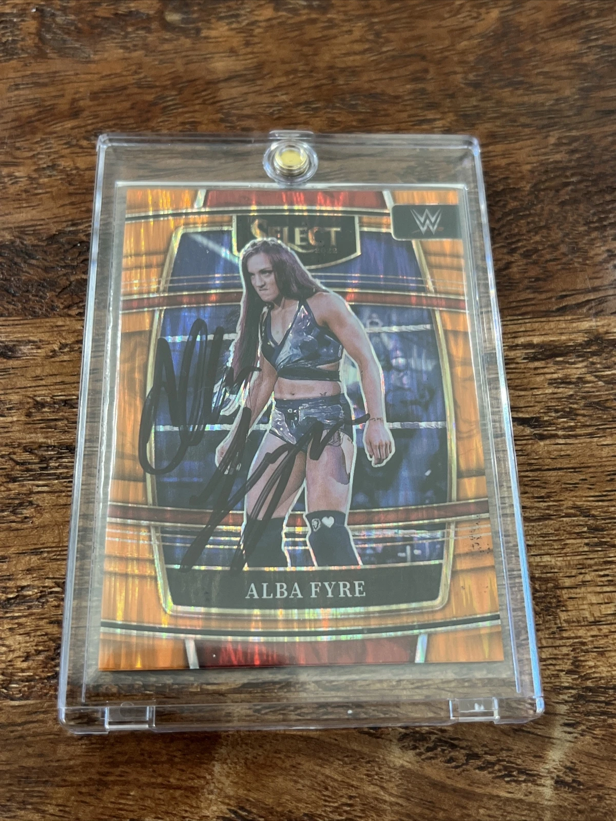 Alba Fyre IP Signed Select Card Psa Dna Coa Autographed WWE NXT Kay Lee Ray