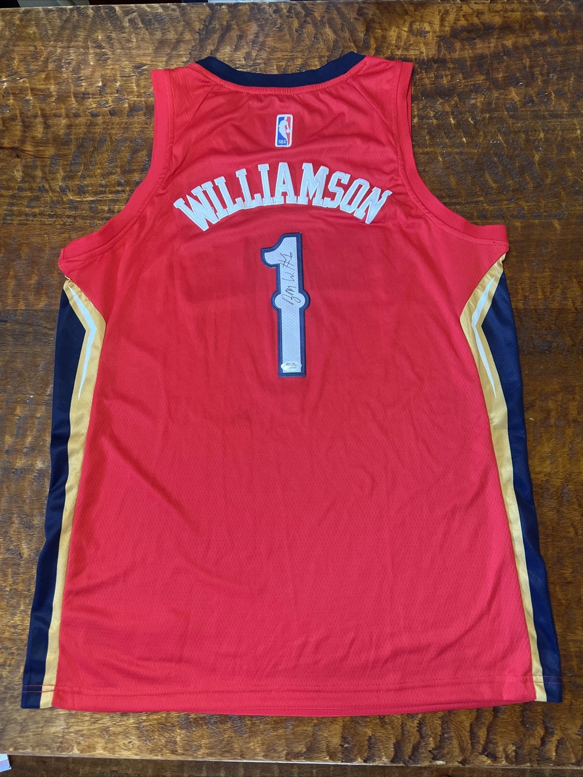 Zion Williamson Signed New Orleans Pelicans Jersey PSA DNA Coa Autographed