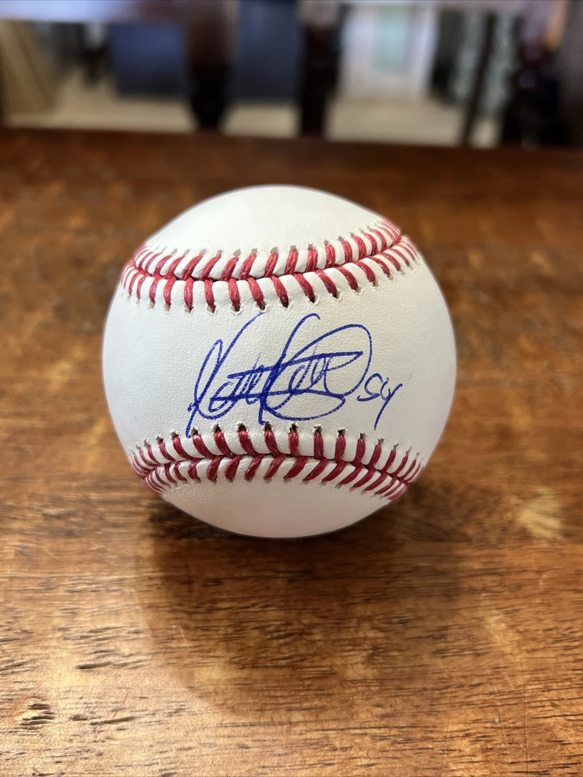 Martin Perez Signed Major League Baseball PSA DNA Coa Rangers Autographed