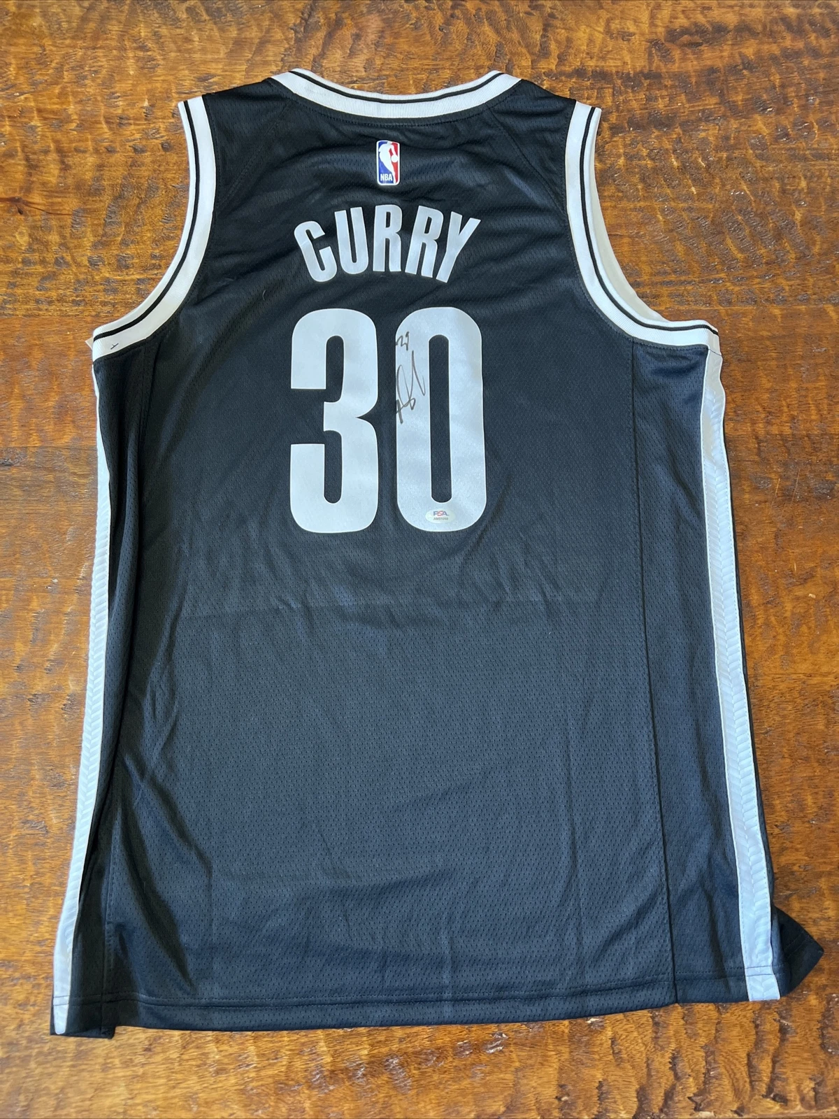 Seth Curry Signed Brooklyn Nets Jersey Psa/Dna Coa Autographed