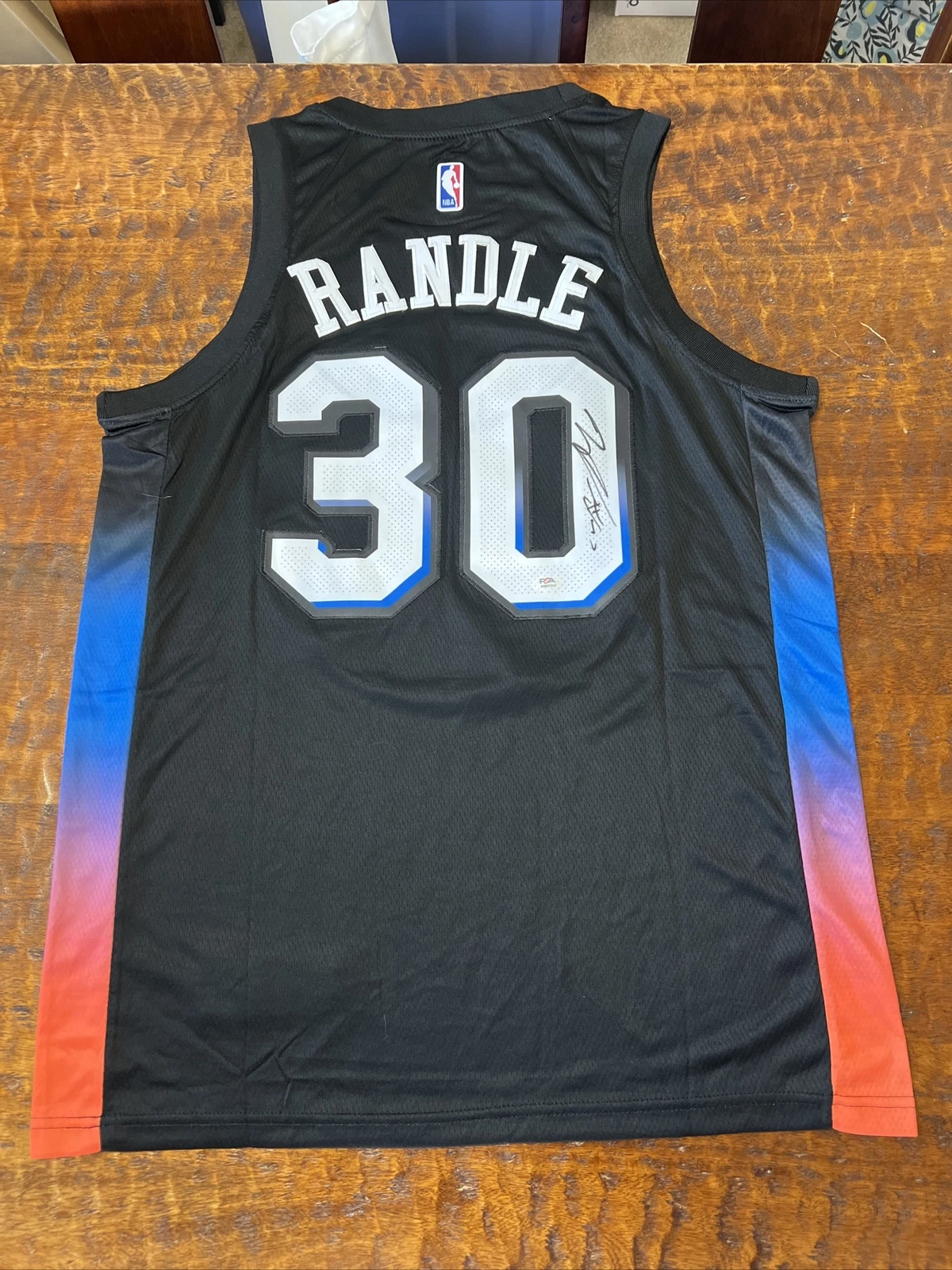 Julius Randle Signed New York Knicks Jersey Psa/Dna Coa Autographed