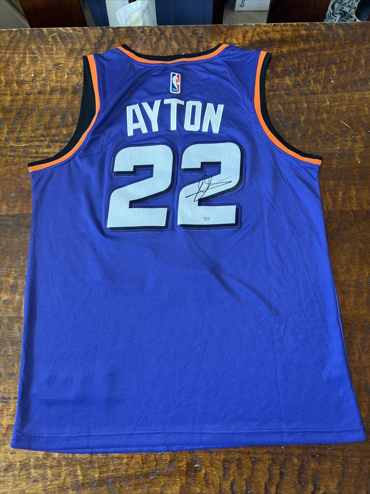 Deandre Ayton Signed Phoenix Suns Jersey PSA DNA Coa Autographed