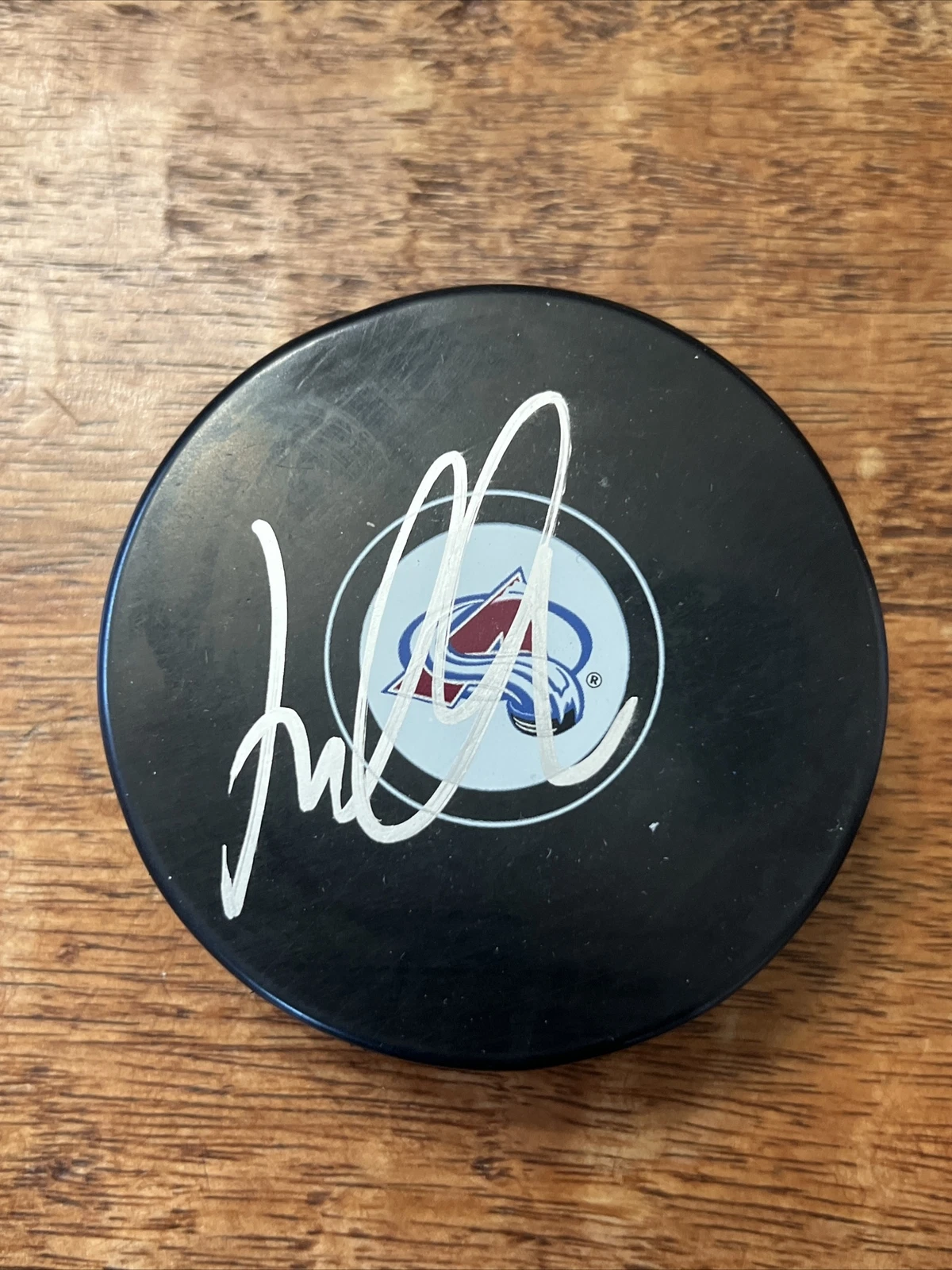 Lars Eller Signed Colorado Avalanche Hockey Puck PSA DNA Coa Autographed