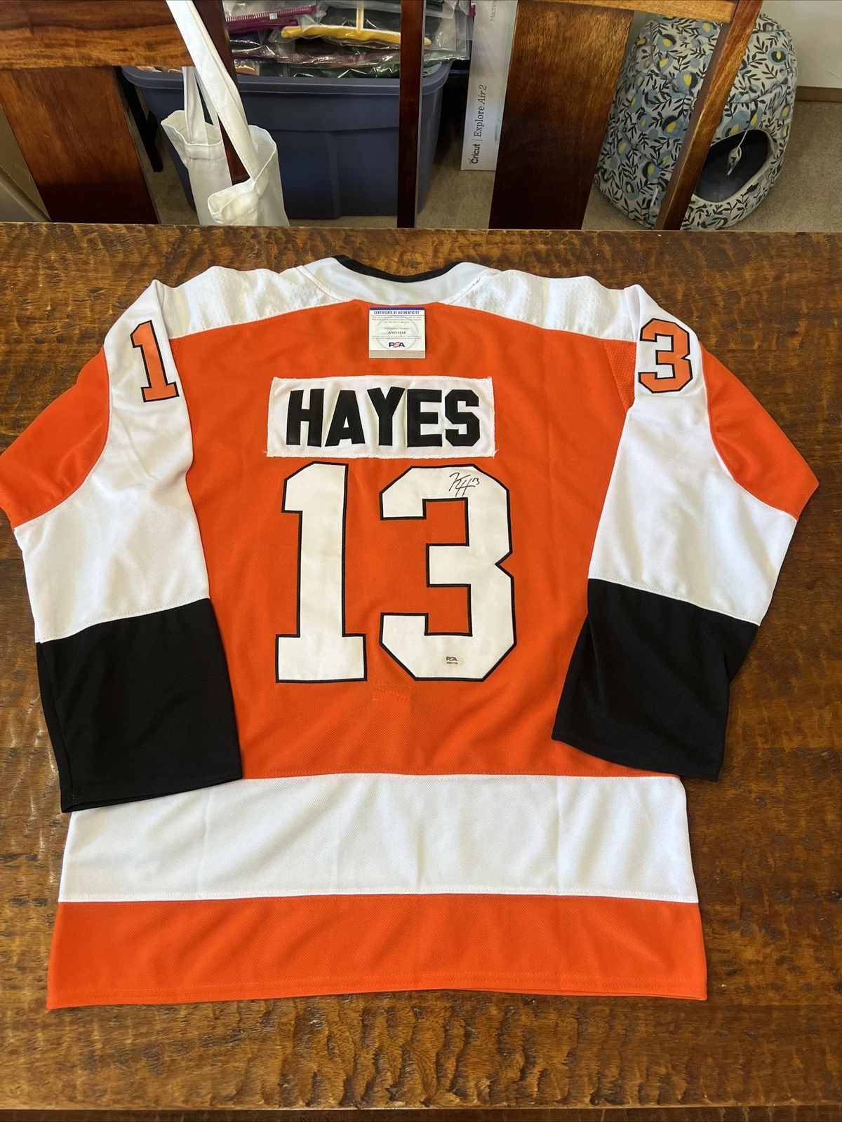 Kevin Hayes Signed Philadelphia Flyers Jersey Psa/Dna Coa Autographed Hockey