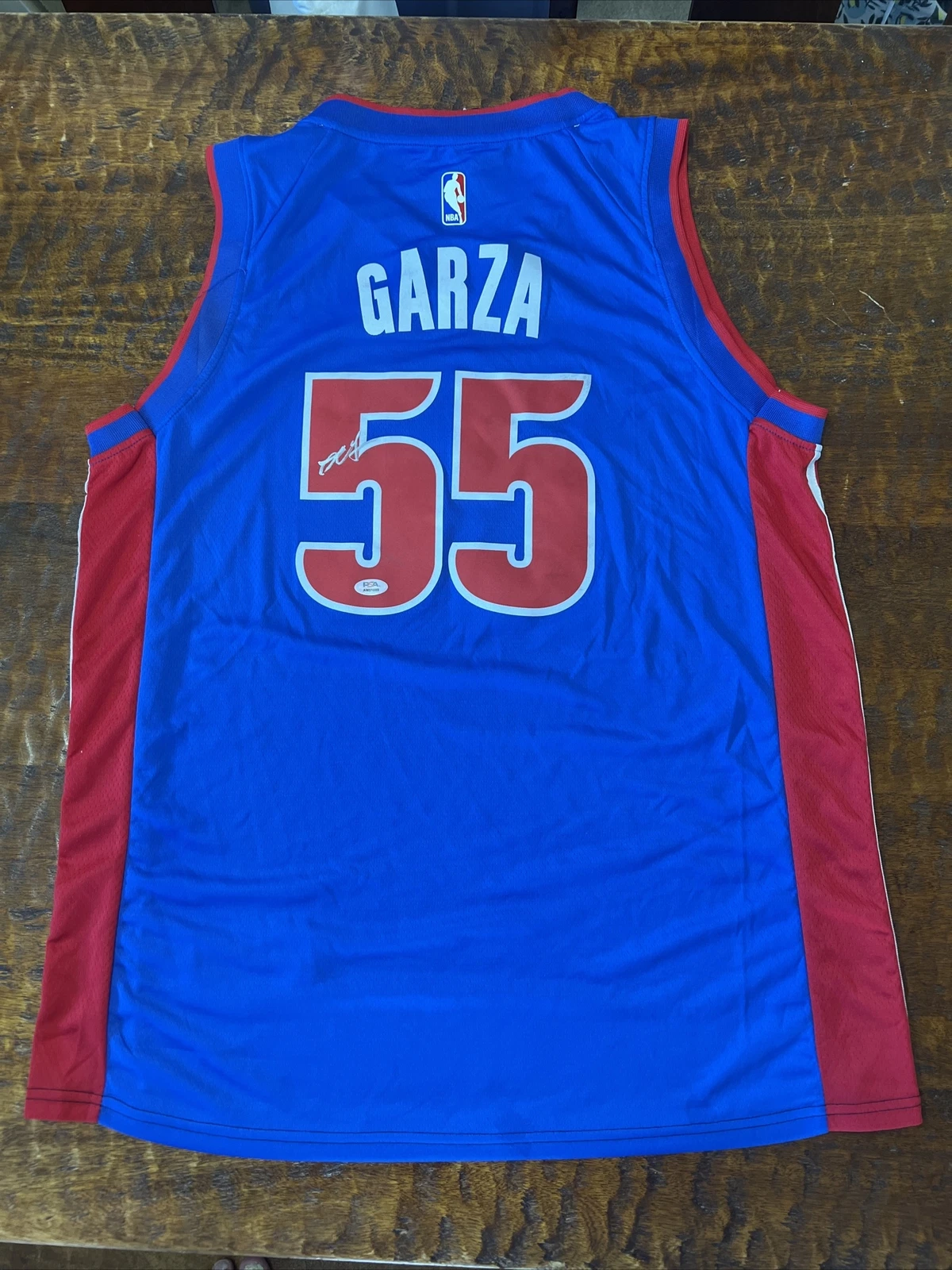 Luka Garza Signed Detroit Pistons Jersey PSA DNA Coa Autographed