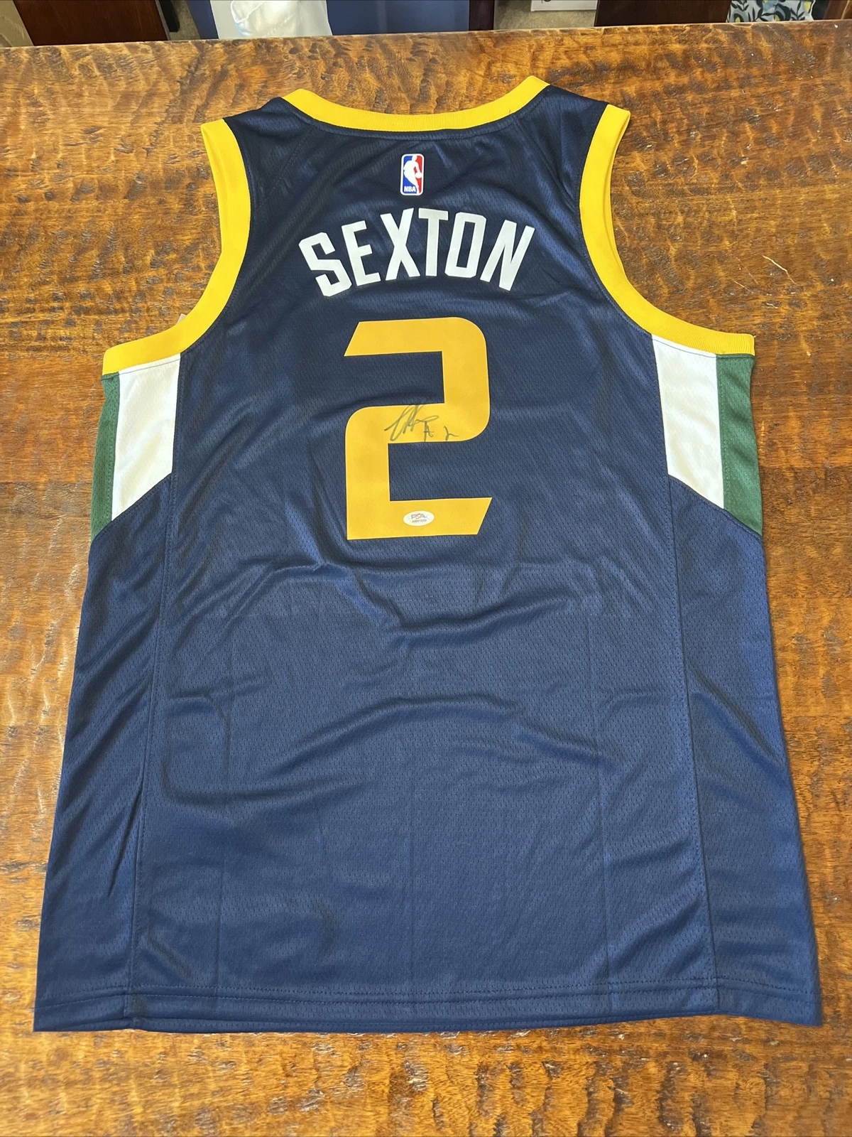 Collin Sexton Signed Utah Jazz Jersey PSA DNA Coa Autographed