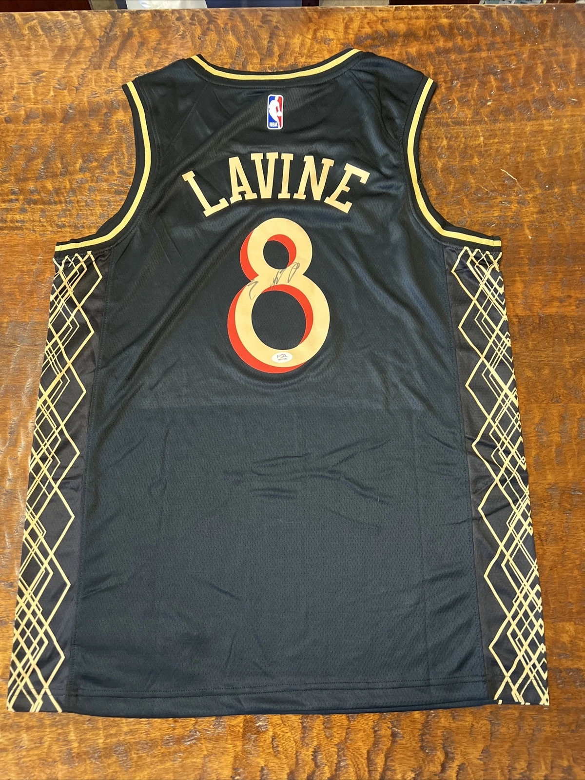 Zach LaVine Signed Chicago Bulls Jersey PSA DNA Coa Autographed