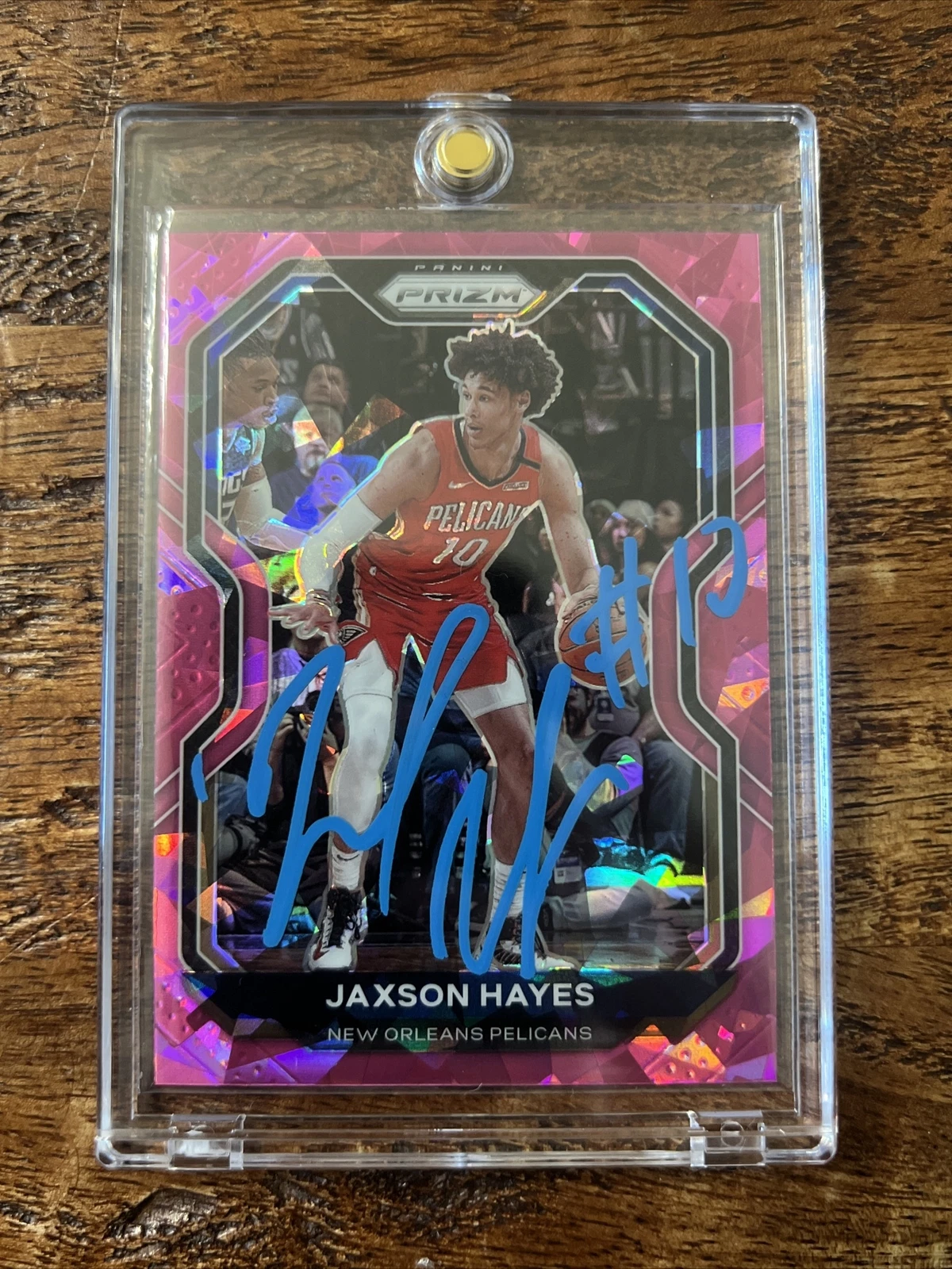 Jaxson Hayes IP Signed Prizm Card Psa Dna Coa Autographed Pelicans