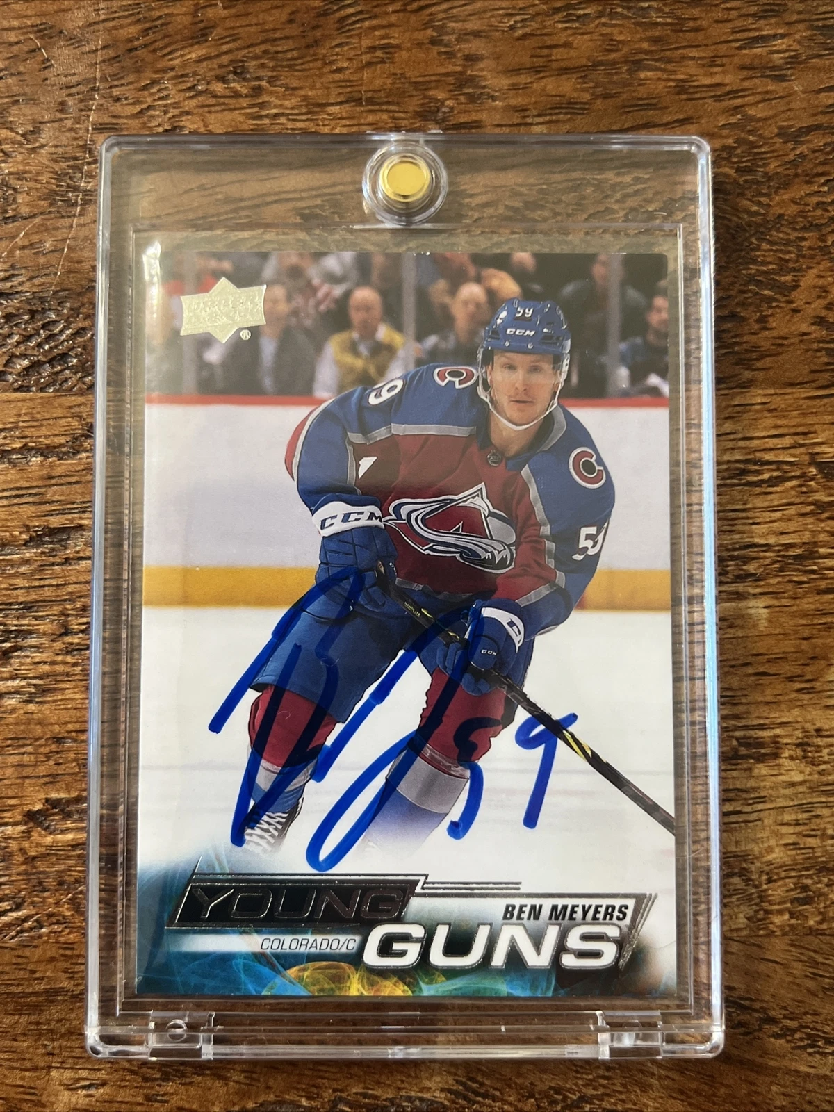 Ben Meyers IP Signed Young Guns Card Psa Dna Coa Autographed Avalanche