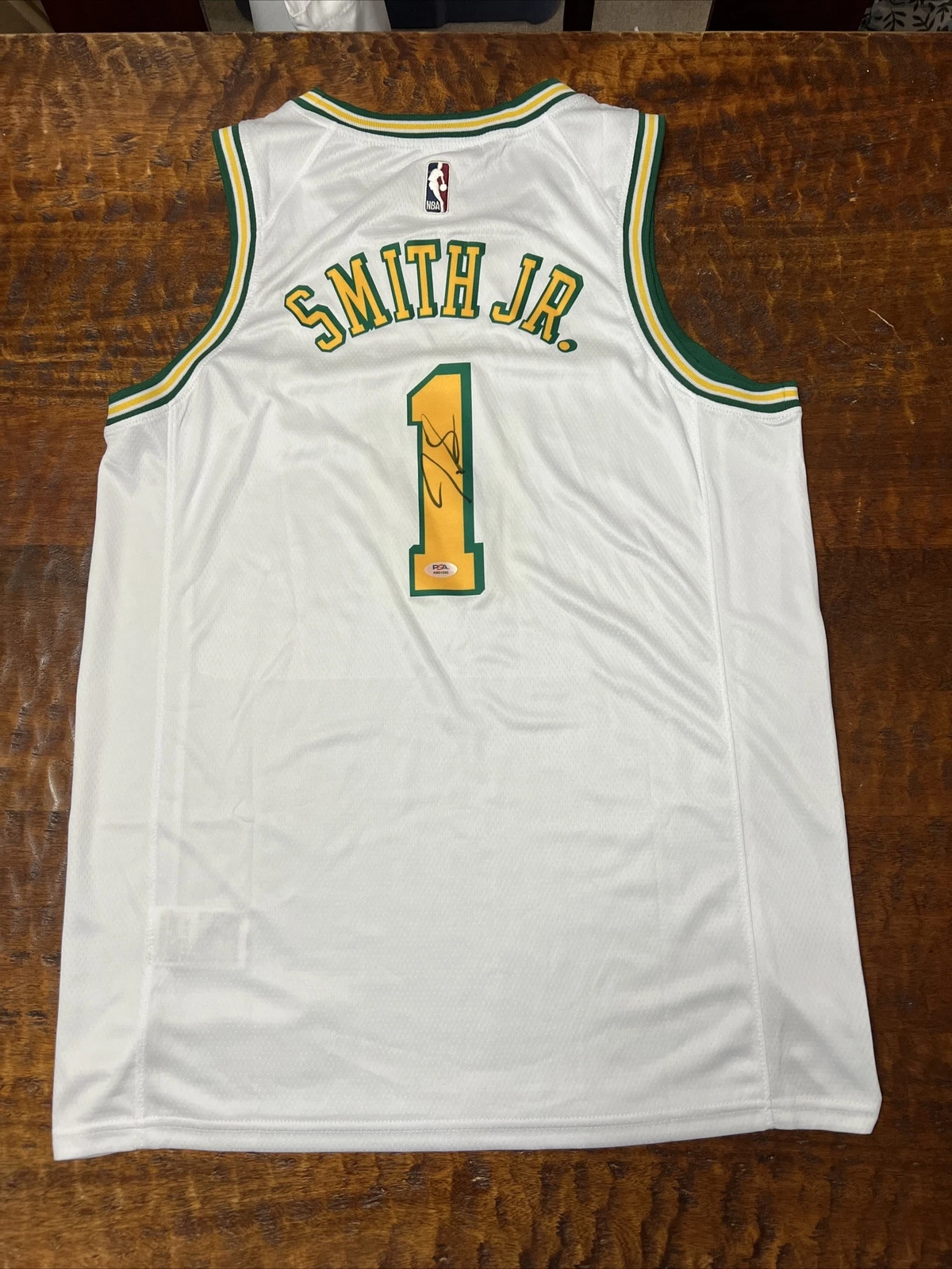 Jabari Smith Jr Signed Houston Rockets Jersey PSA DNA Coa Autographed