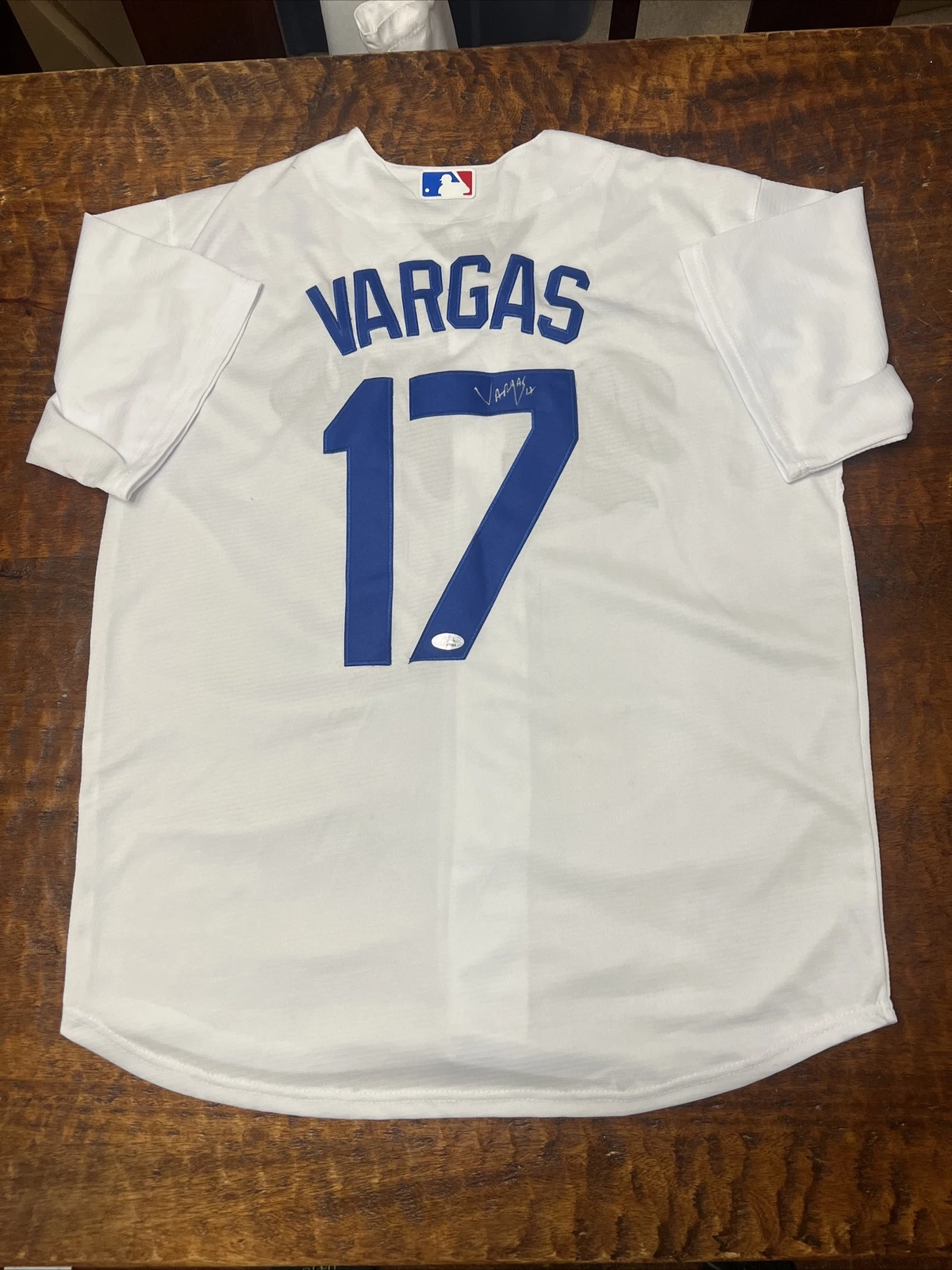 Miguel Vargas Signed Los Angeles Dodgers Jersey PSA DNA Coa Autographed