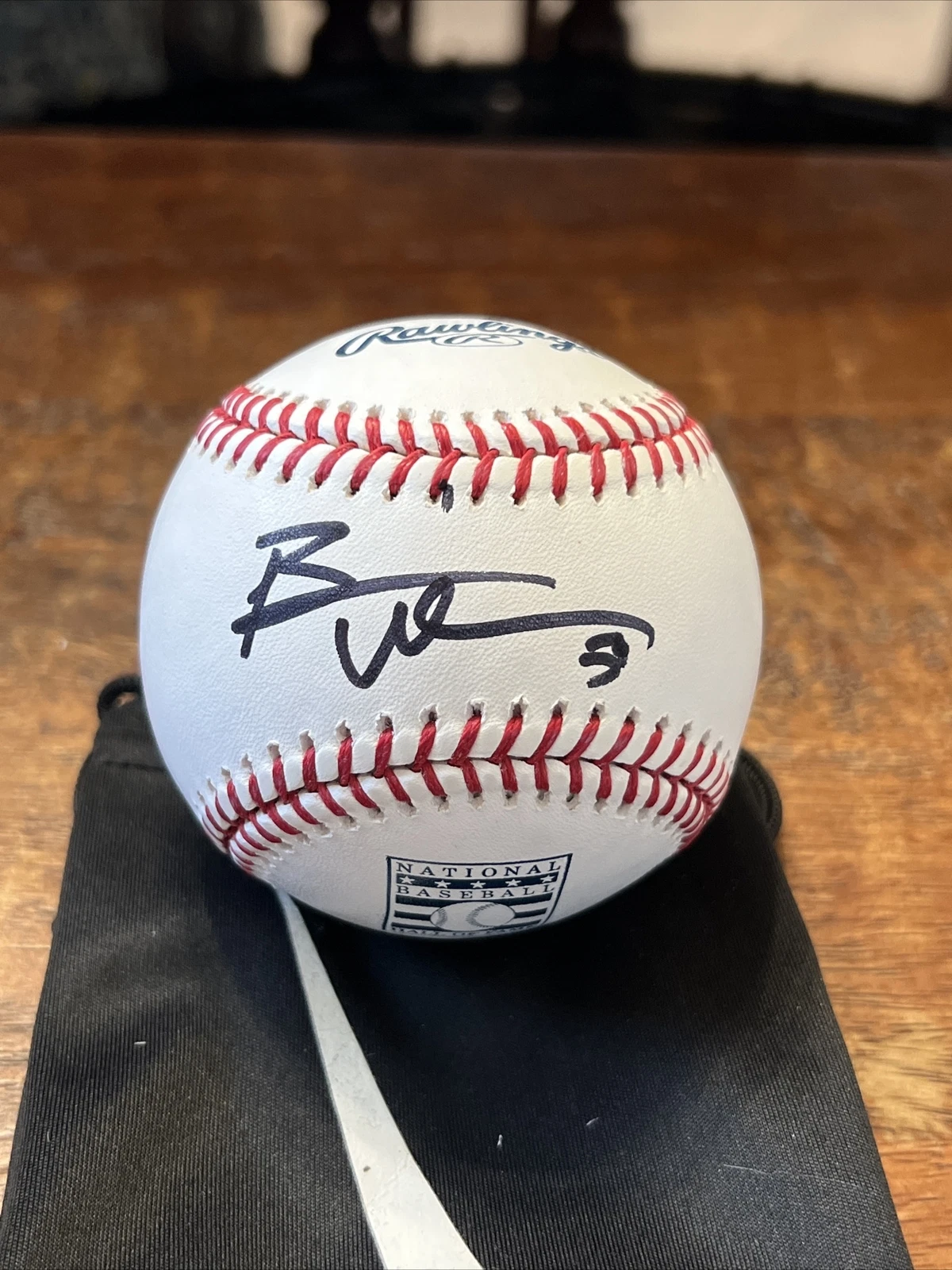 Brian Urlacher Signed Hall Of Fame Baseball JSA Coa Chicago Bears Autographed