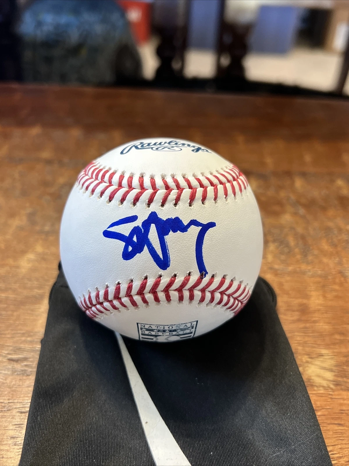 Steve Young Signed Hall Of Fame Baseball JSA Coa 49ers Football Autographed