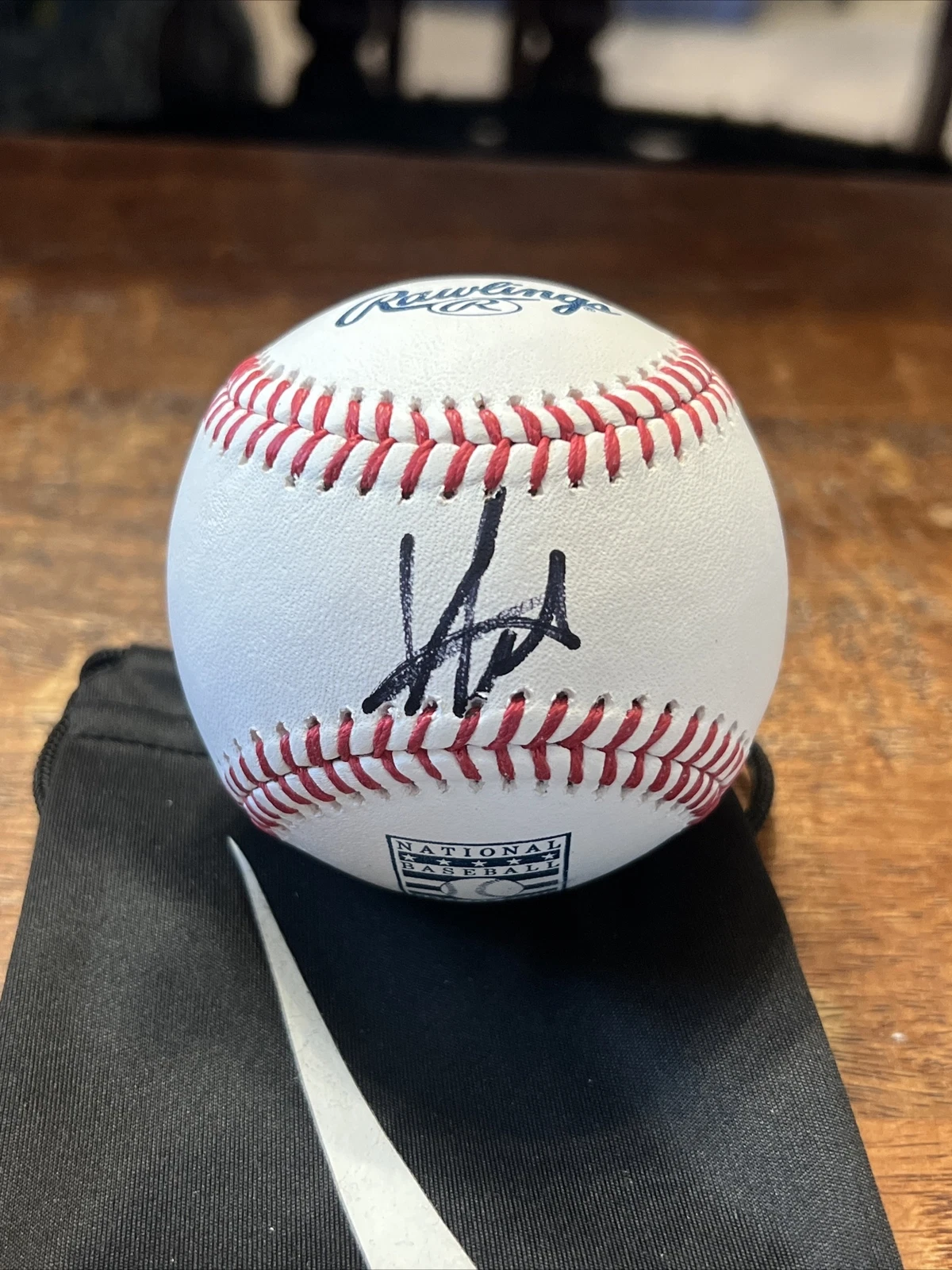 Vince Carter Signed Hall Of Fame Baseball JSA Coa Autographed Raptors