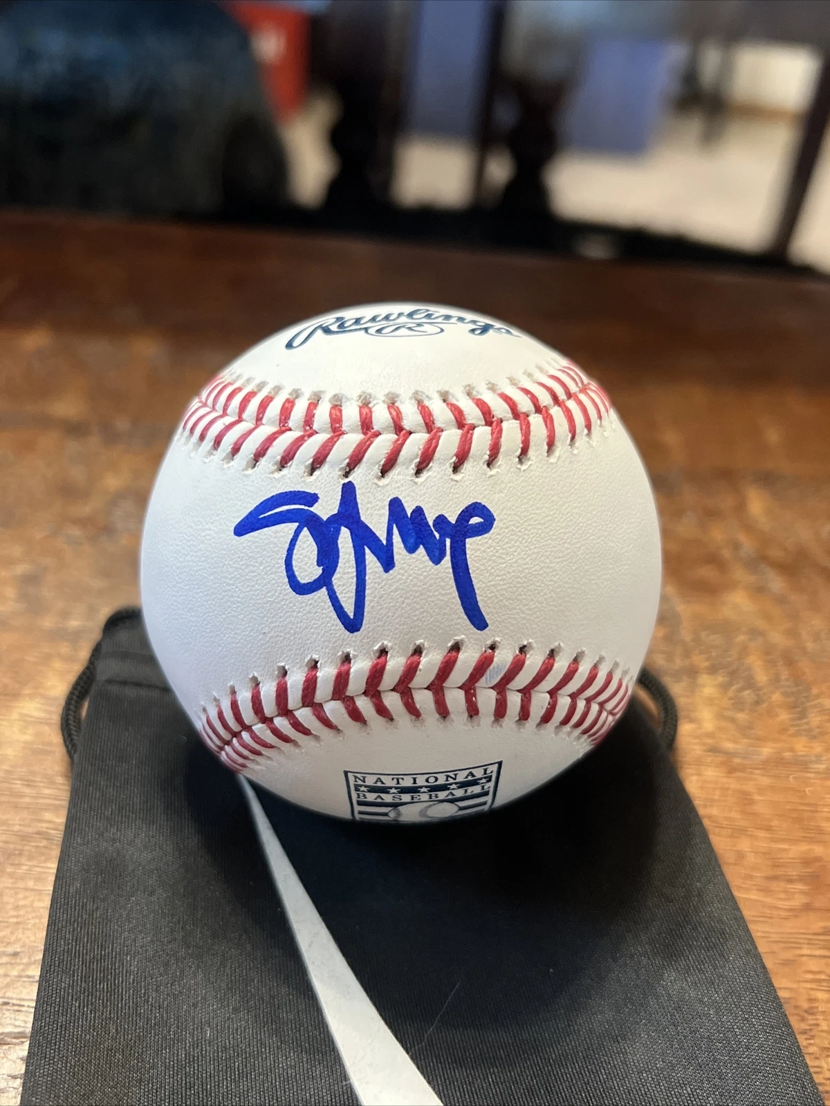 Steve Young Signed Hall Of Fame Baseball JSA Coa 49ers Football Autographed
