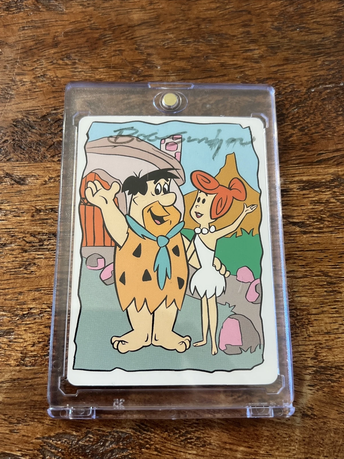 Bob Singer IP Signed The Flintstones Card JSA Coa Autographed Cartoon Artist