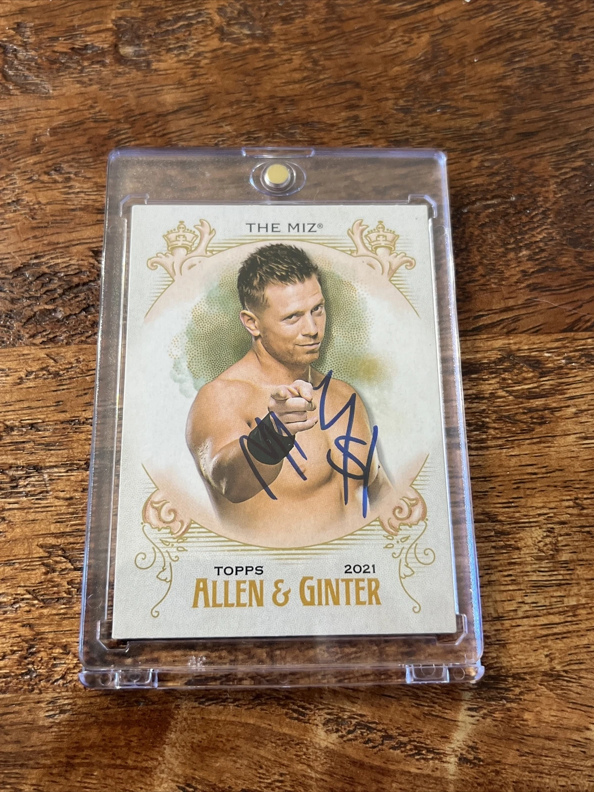 Mike The Miz Mizanin IP Signed Allen & Ginter Card JSA Coa Autographed WWE
