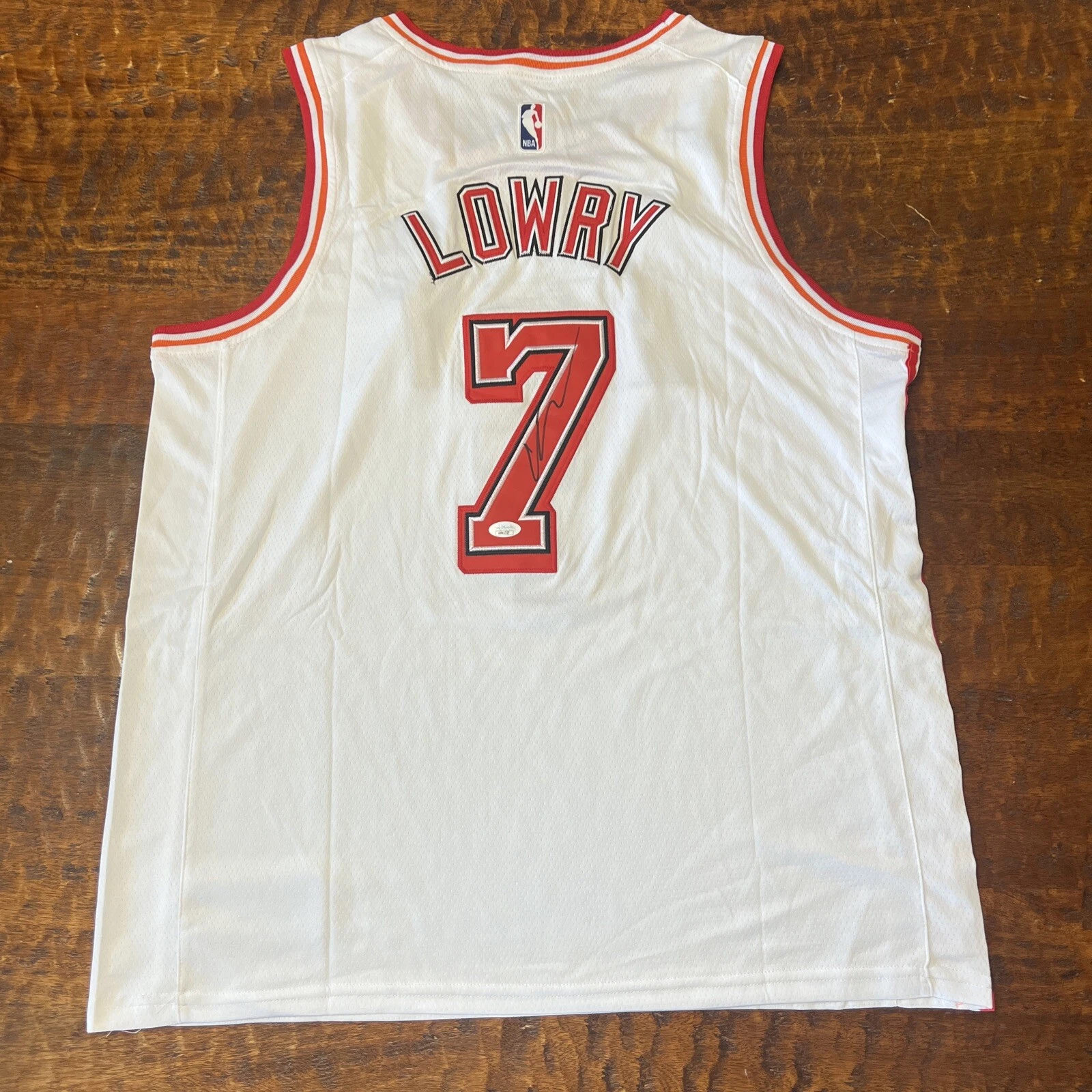 Kyle Lowry Signed Miami Heat Jersey JSA Coa Autographed