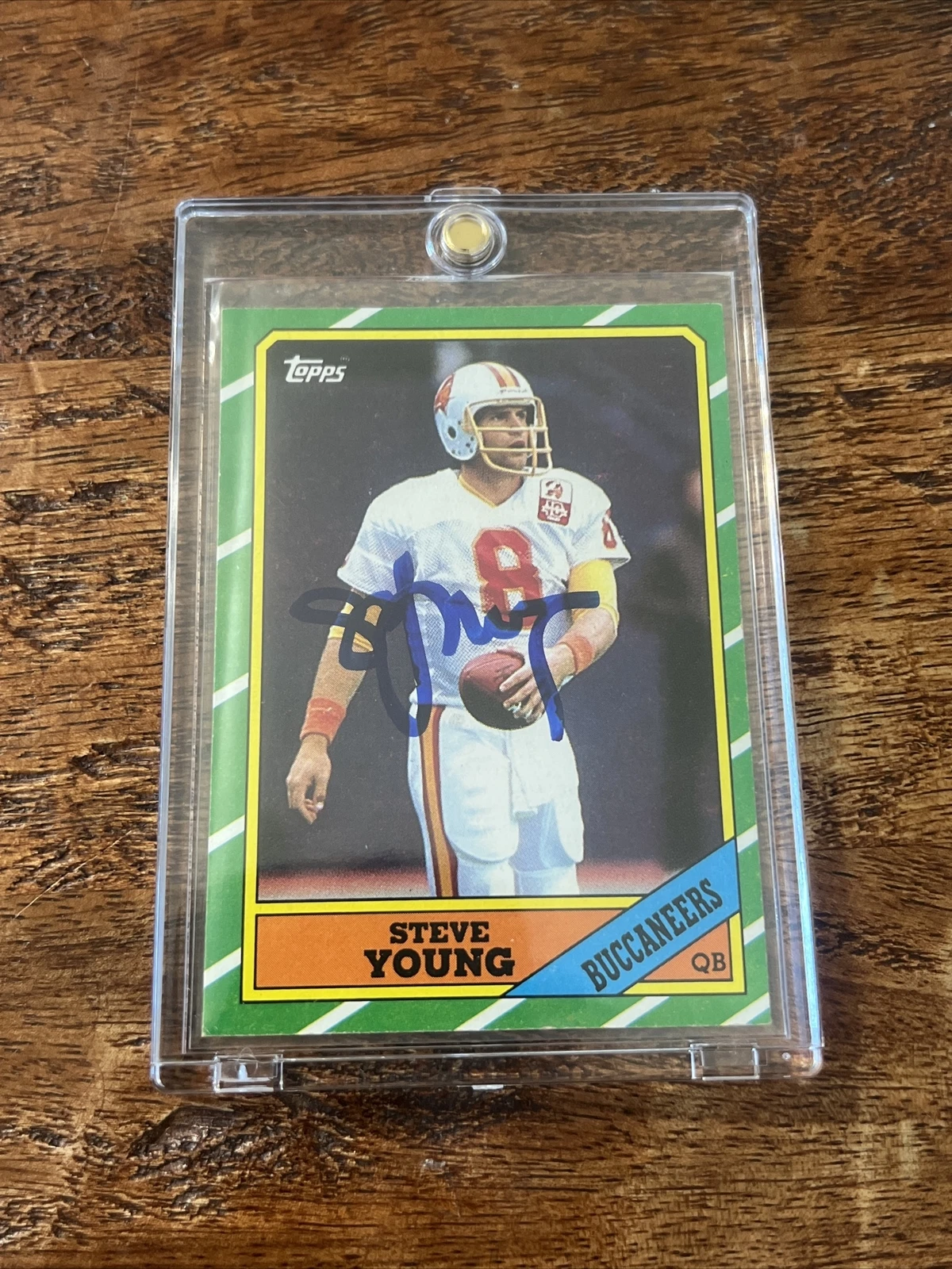 Steve Young IP Signed Topps Rookie Card JSA Coa 49ers Autographed Buccaneers