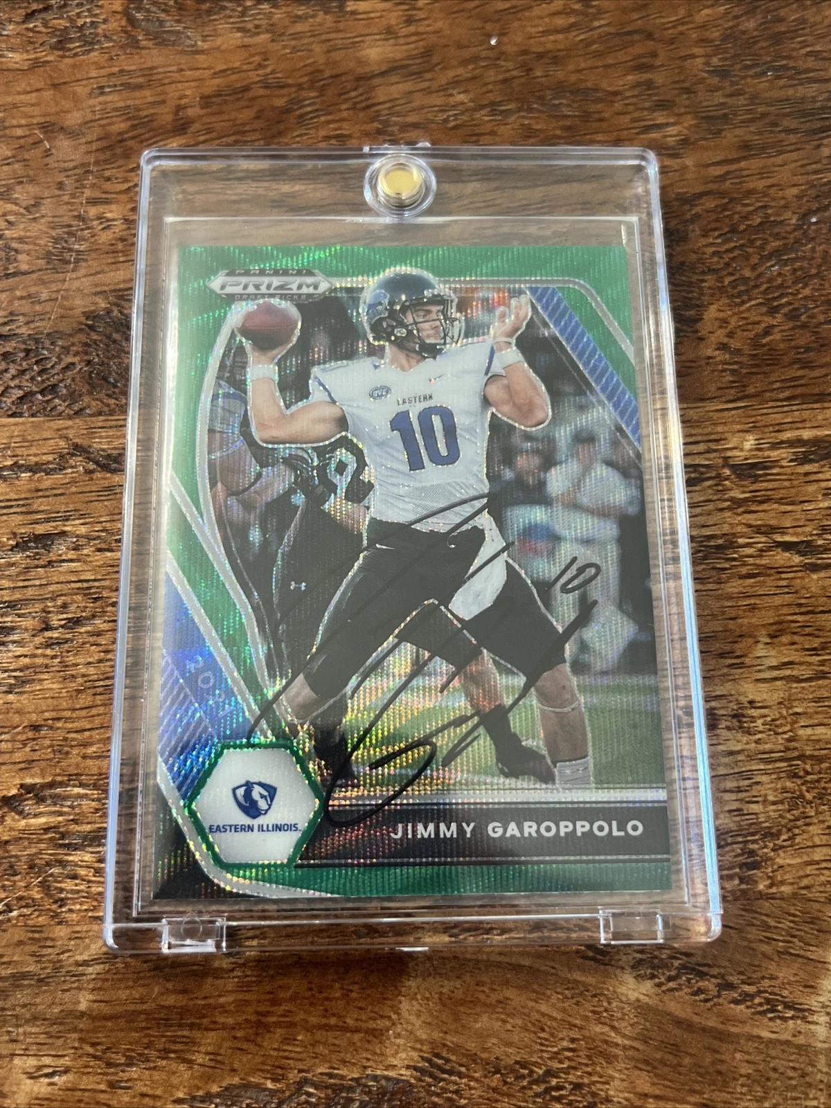 Jimmy Garoppolo IP Signed Prizm Card JSA Coa Eastern Illinois Autographed
