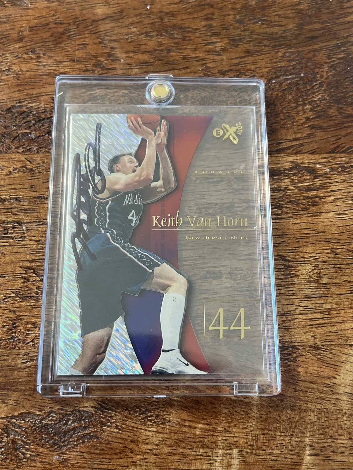 Keith Van Horn IP Signed Skybox Card JSA Coa Autographed Nets