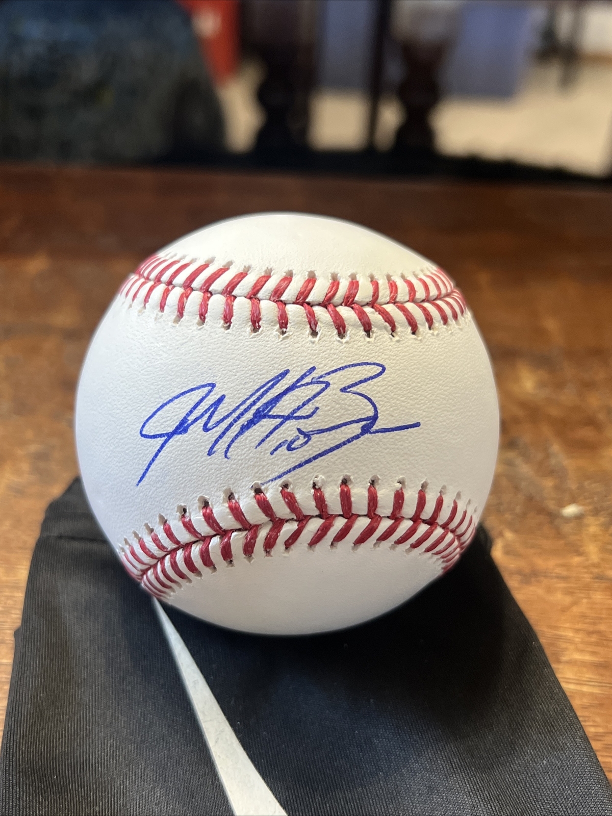 Mike Brosseau Signed Official Major League Baseball JSA Coa Rays Autographed