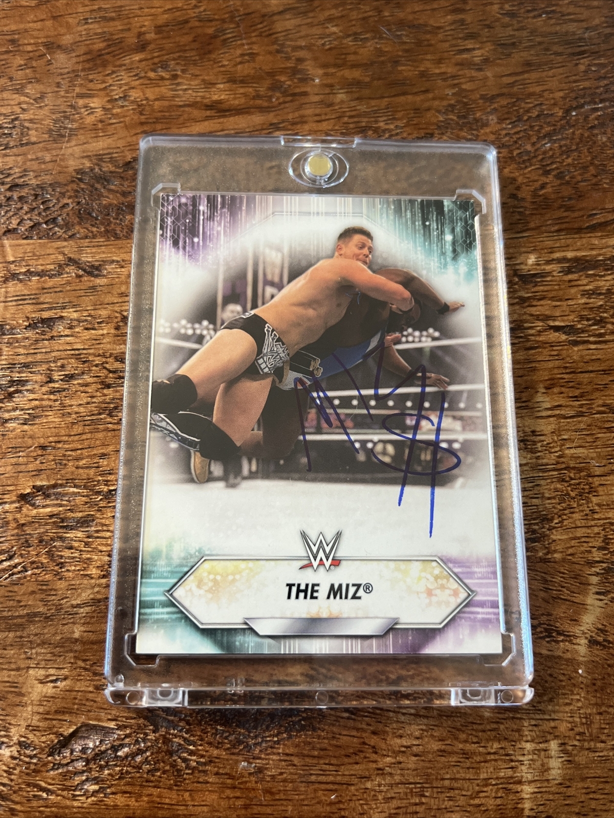 Mike The Miz Mizanin IP Signed Topps Card JSA Coa Autographed WWE