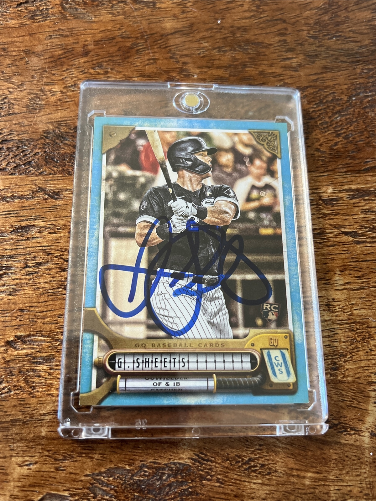 Gavin Sheets IP Signed Gypsy Queen Rookie Card JSA Coa Autographed White Sox
