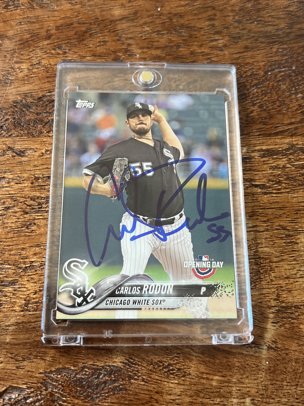 Carlos Rodon IP Signed Topps Card JSA Coa Yankees Autographed