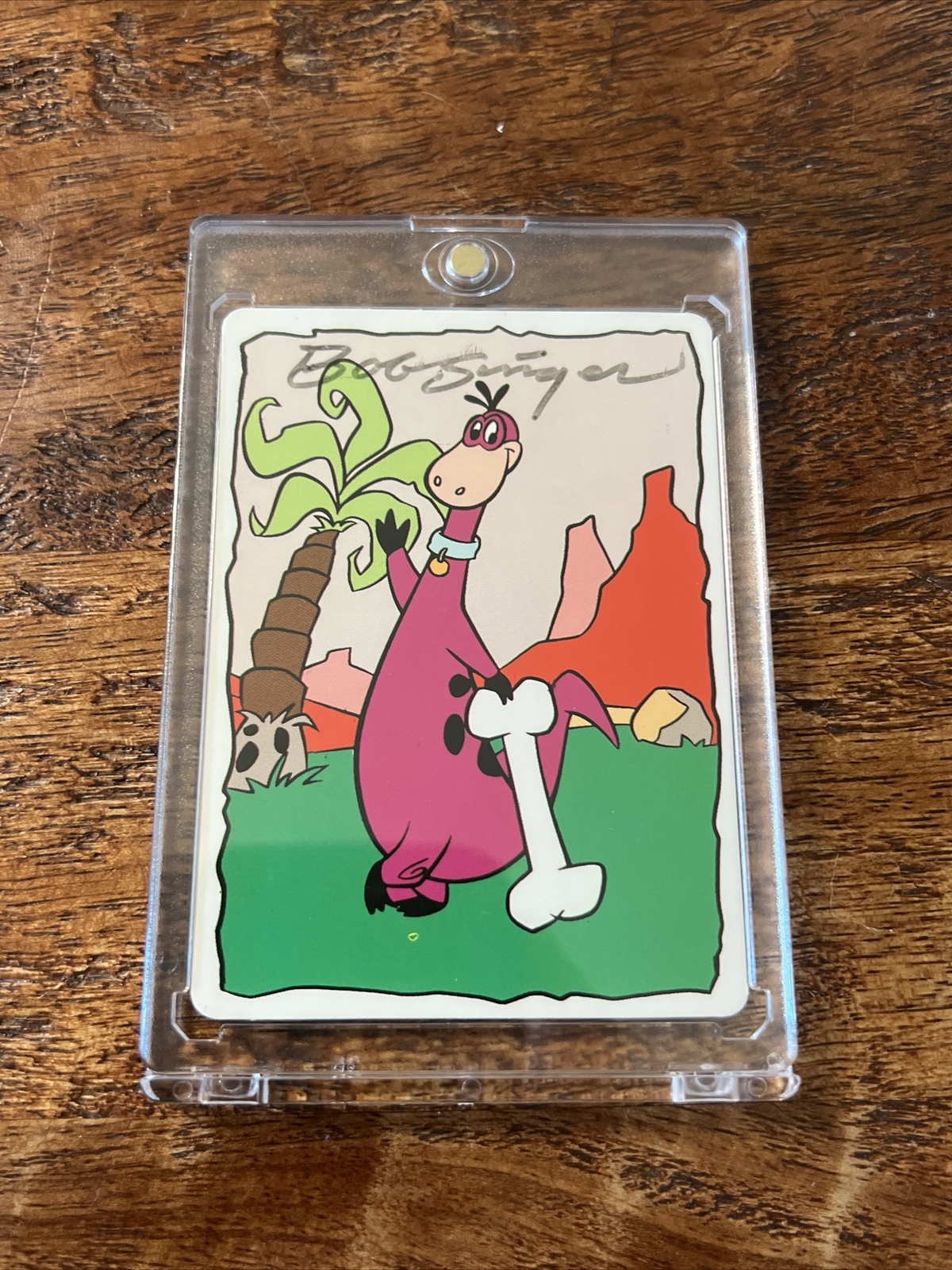 Bob Singer IP Signed The Flintstones Card JSA Coa Autographed Cartoon Artist