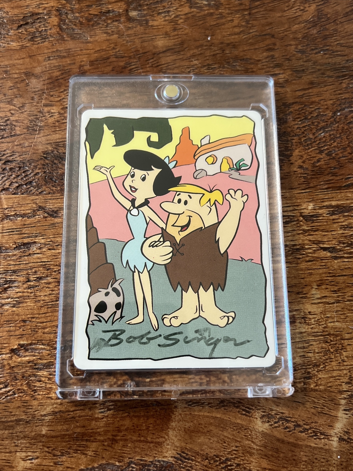 Bob Singer IP Signed The Flintstones Card JSA Coa Autographed Cartoon Artist