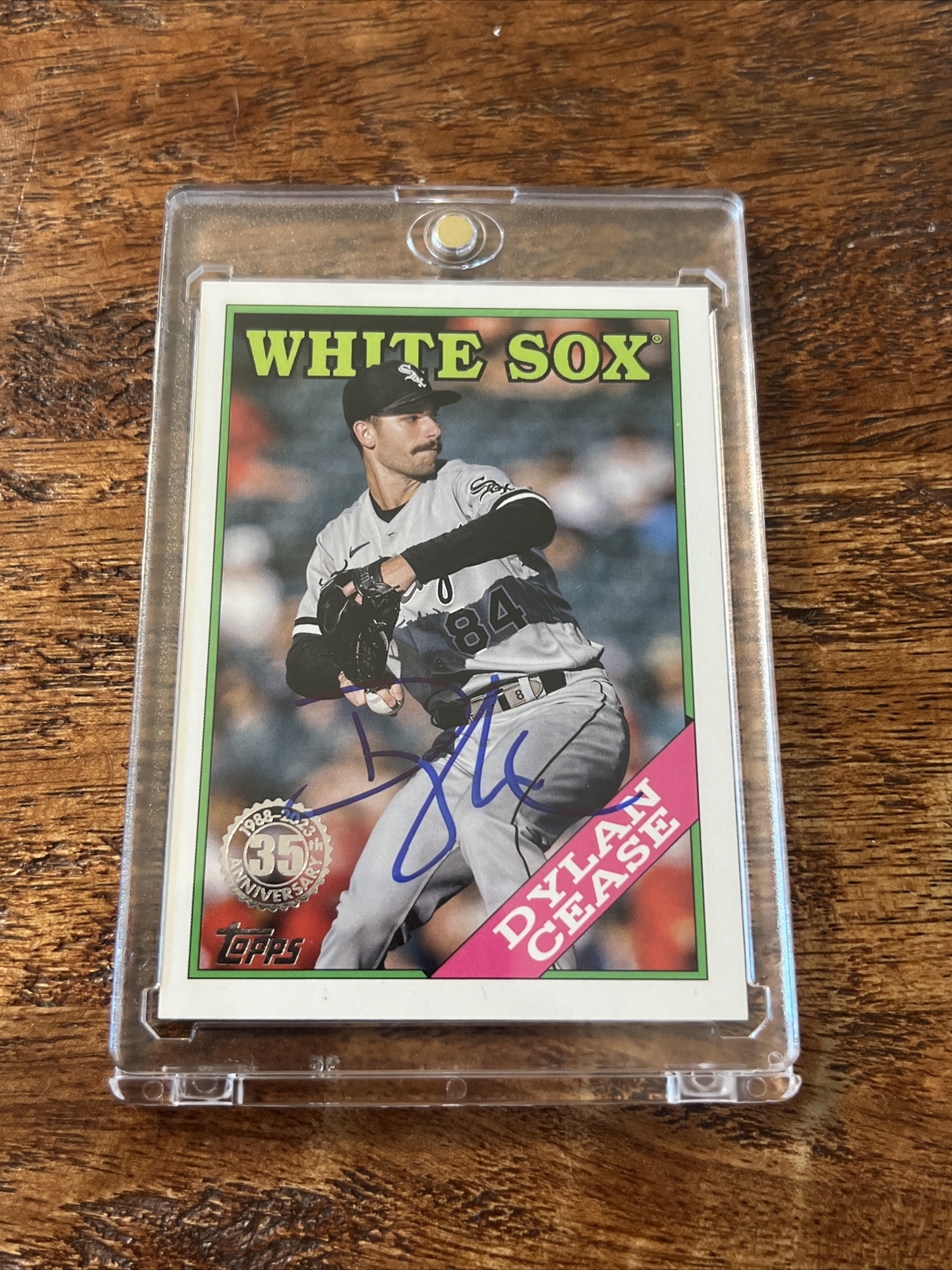 Dylan Cease IP Signed Topps Card JSA Coa Autographed White Sox