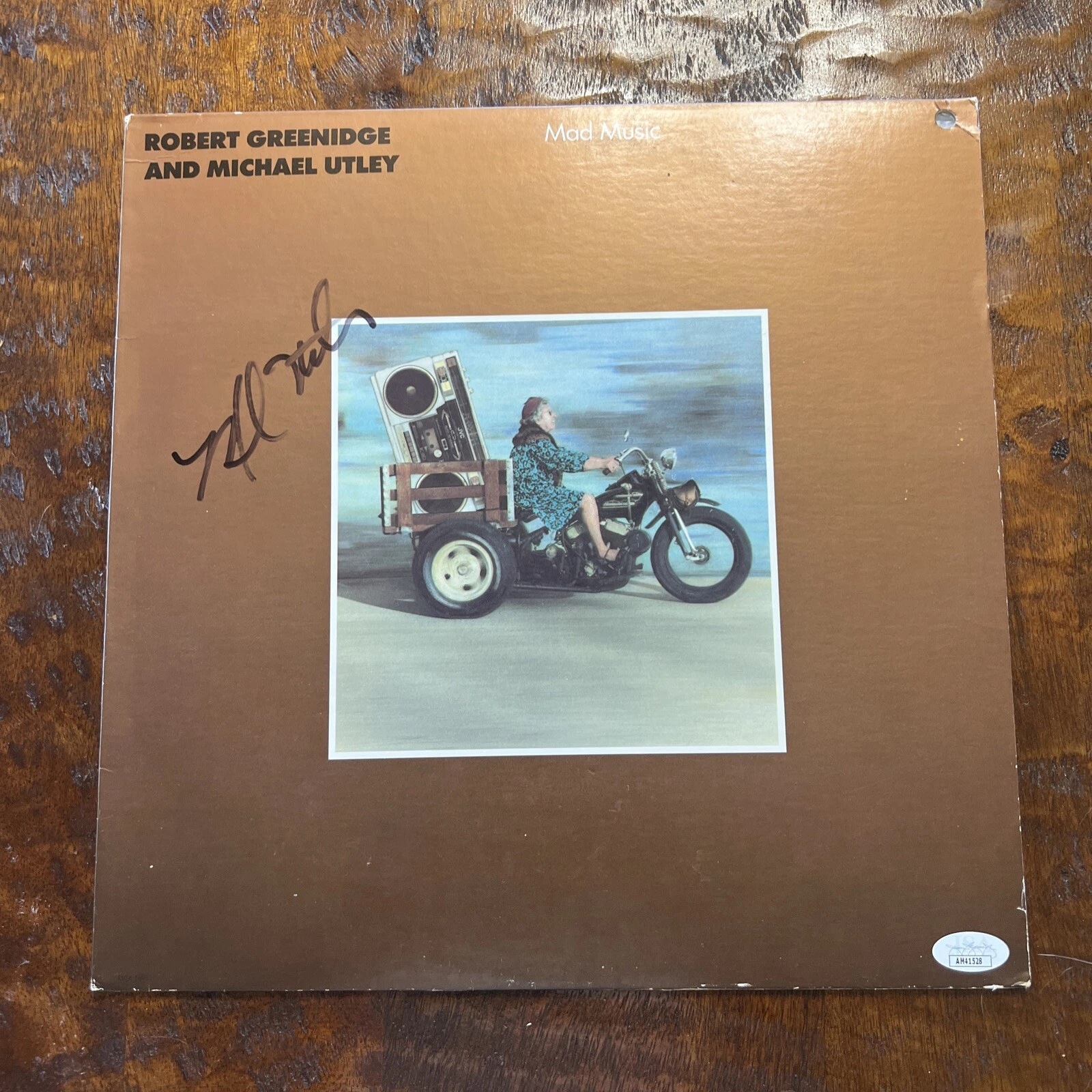 Michael Utley Signed Mad Music Vinyl Record JSA Coa Autographed
